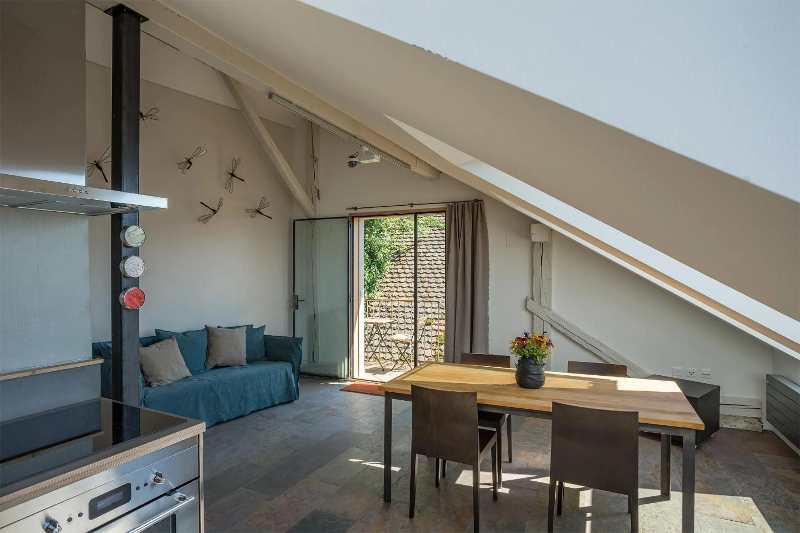 Living room in BnB Belle5