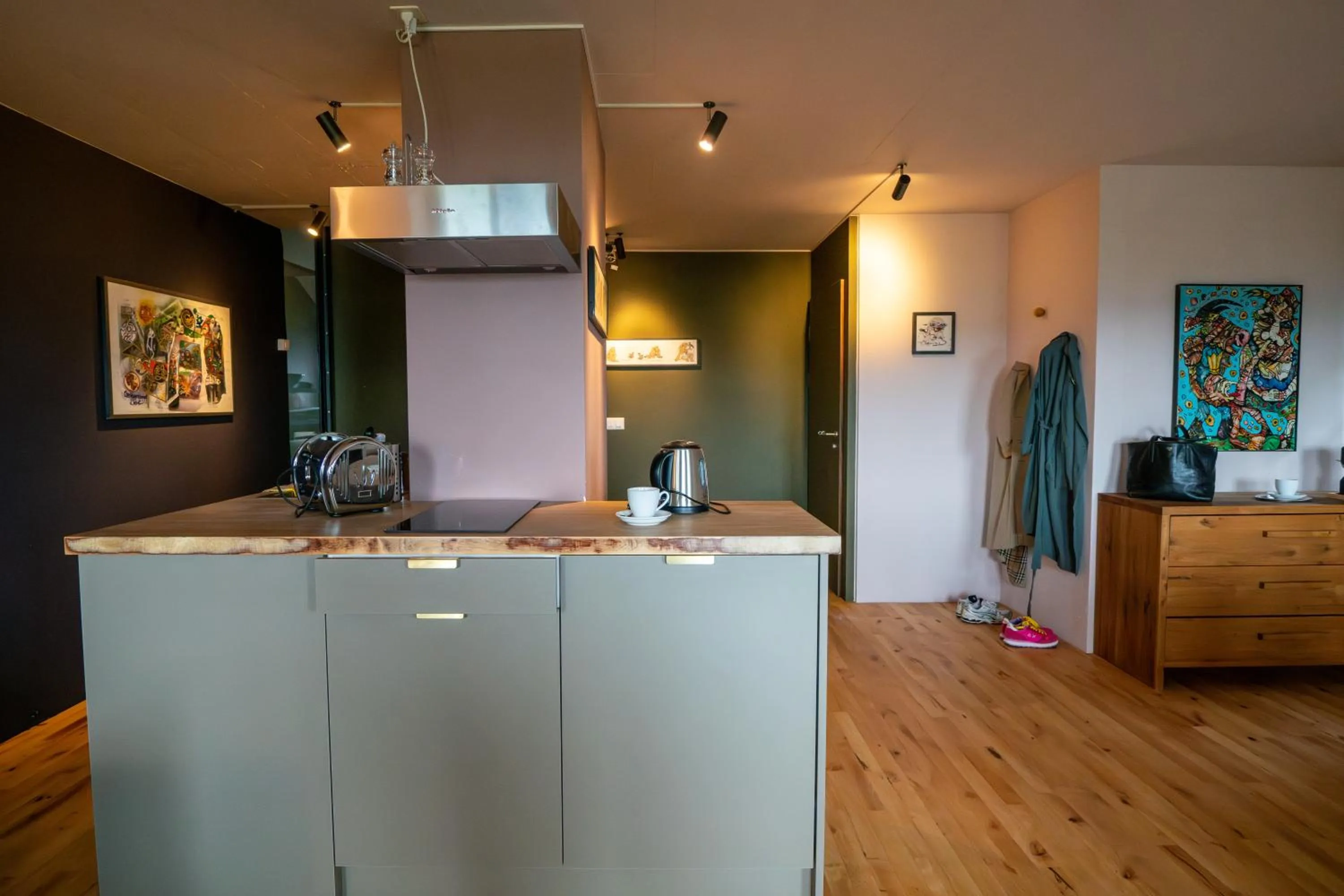 Living room in BnB Belle5