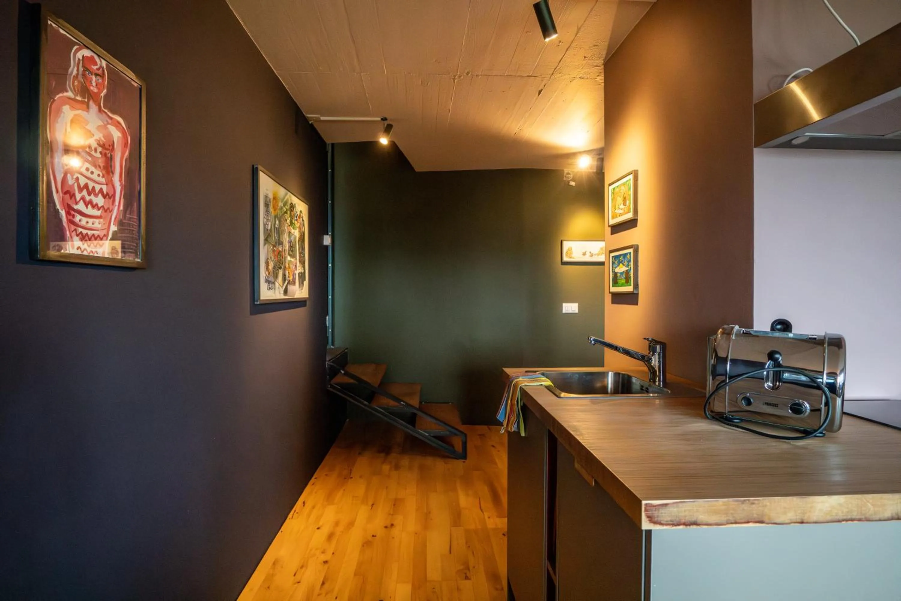 Kitchen or kitchenette in BnB Belle5