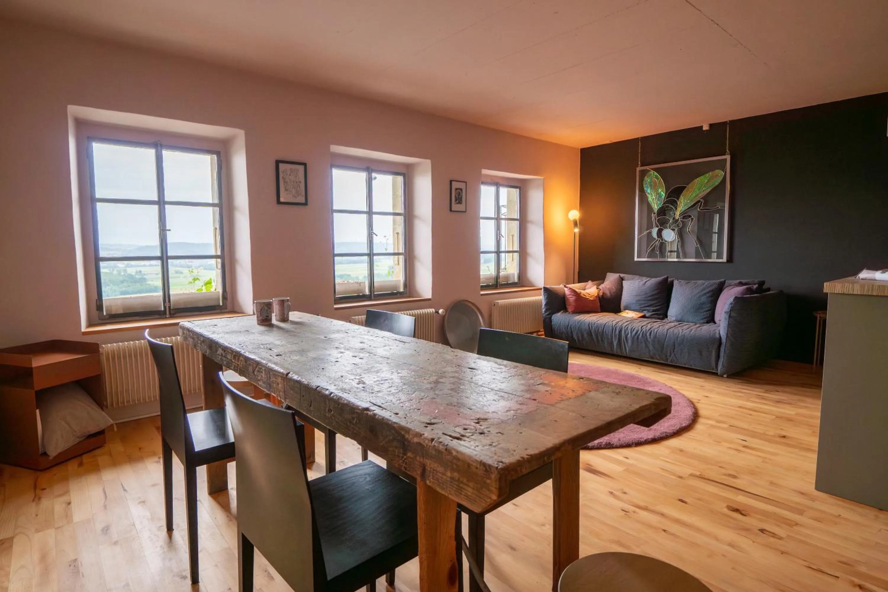 Living room in BnB Belle5