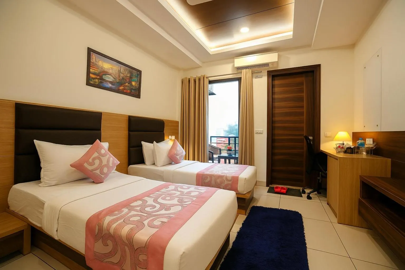 Bed in Hotel Grand Regency by JMD Group Near Delhi IGI Airport