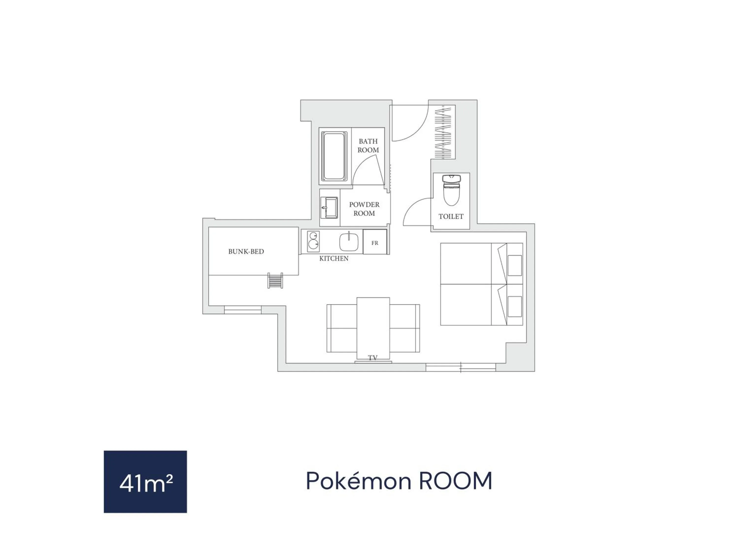 Photo of the whole room in MIMARU Osaka Namba North