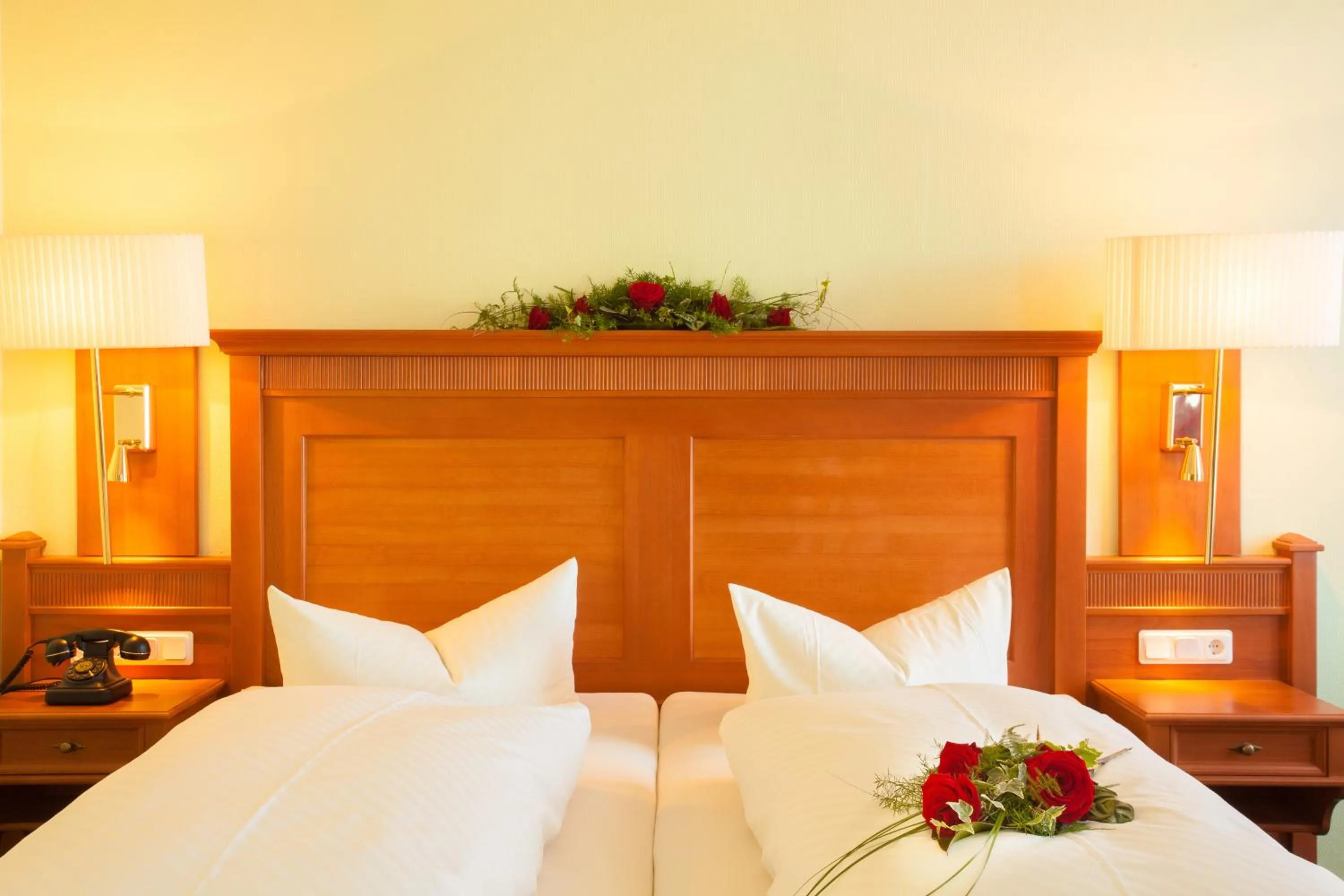 Bed in Hotel Victoria