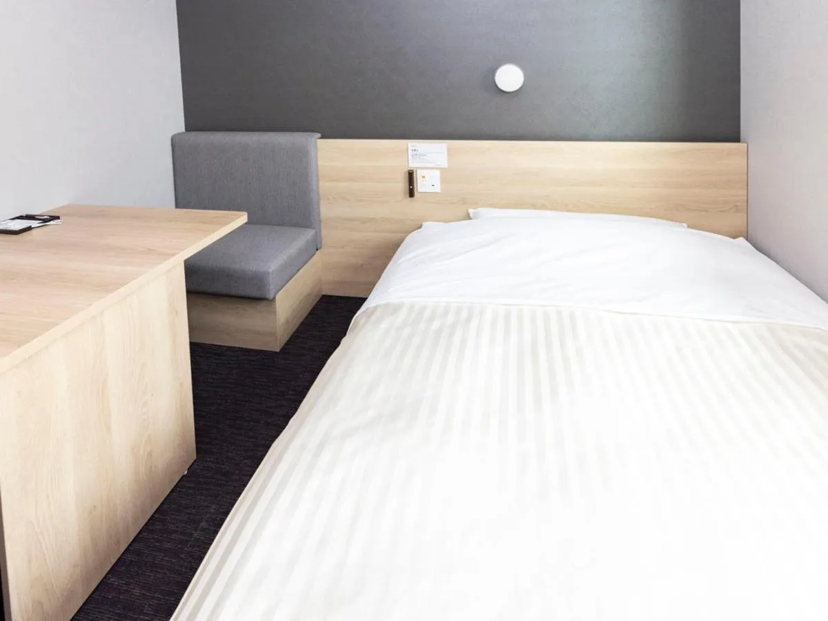 Photo of the whole room, Bed in Super Hotel Sapporo Kitagojo Dori