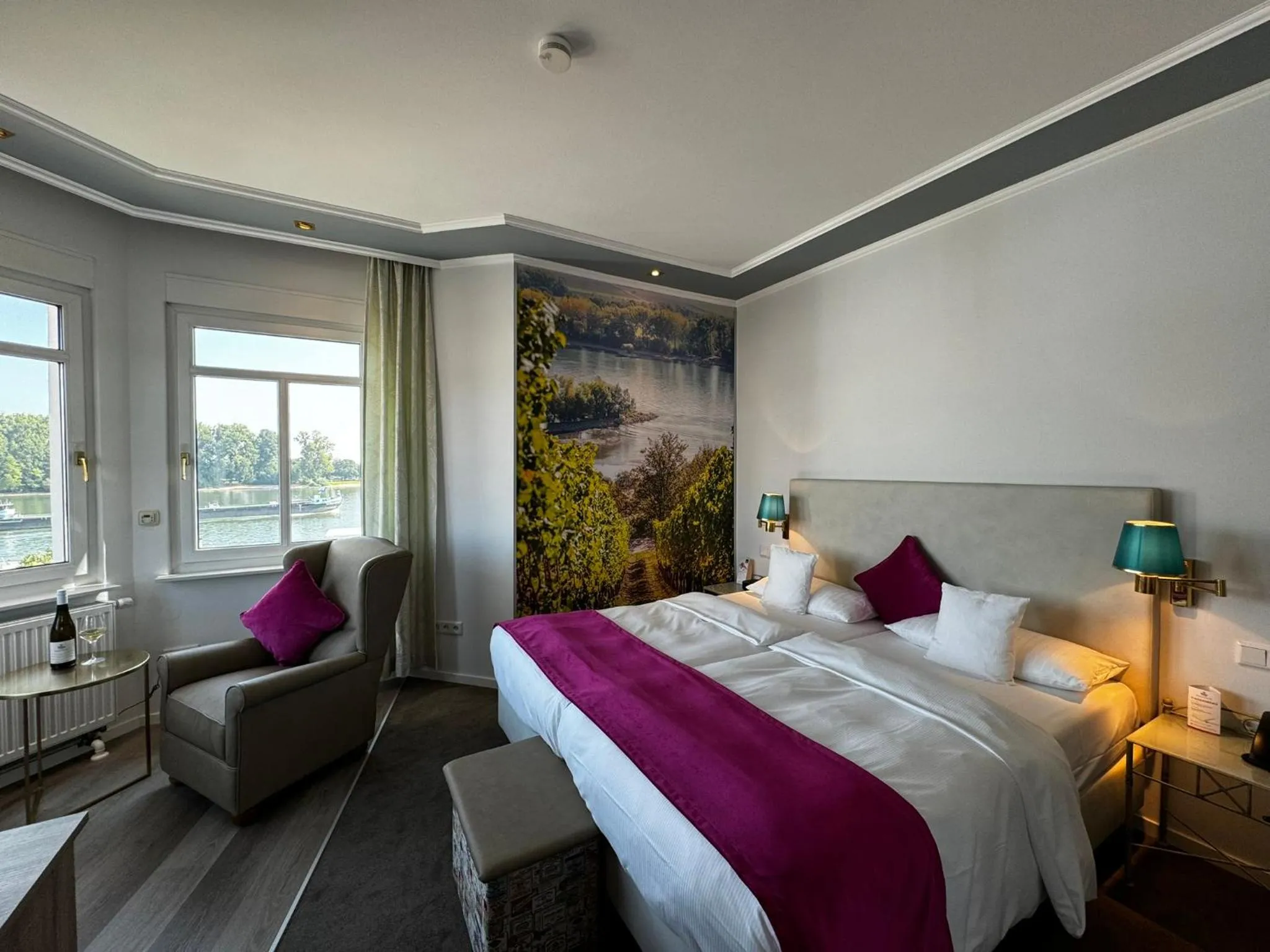 Bed in Rhein-Hotel Nierstein