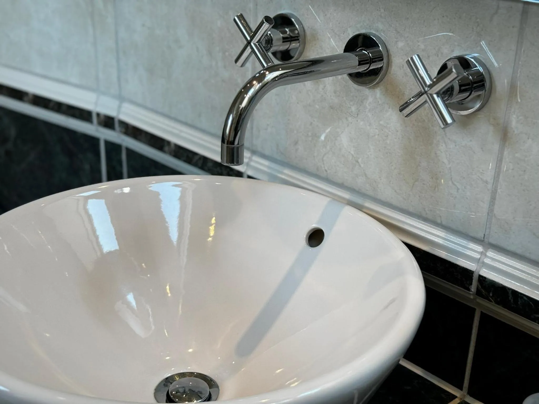 Bathroom in Rhein-Hotel Nierstein