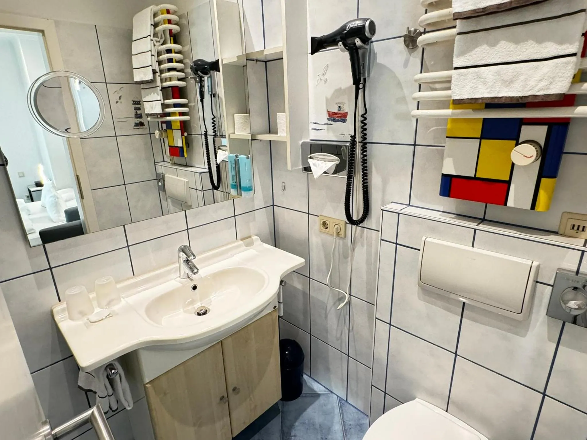 Toilet in Rhein-Hotel Nierstein