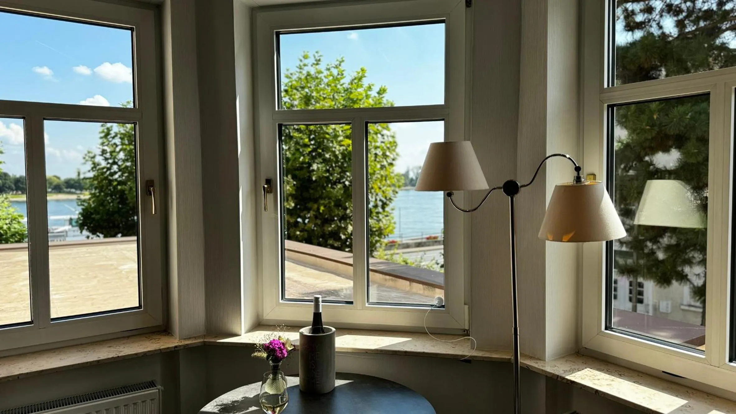 Seating area in Rhein-Hotel Nierstein