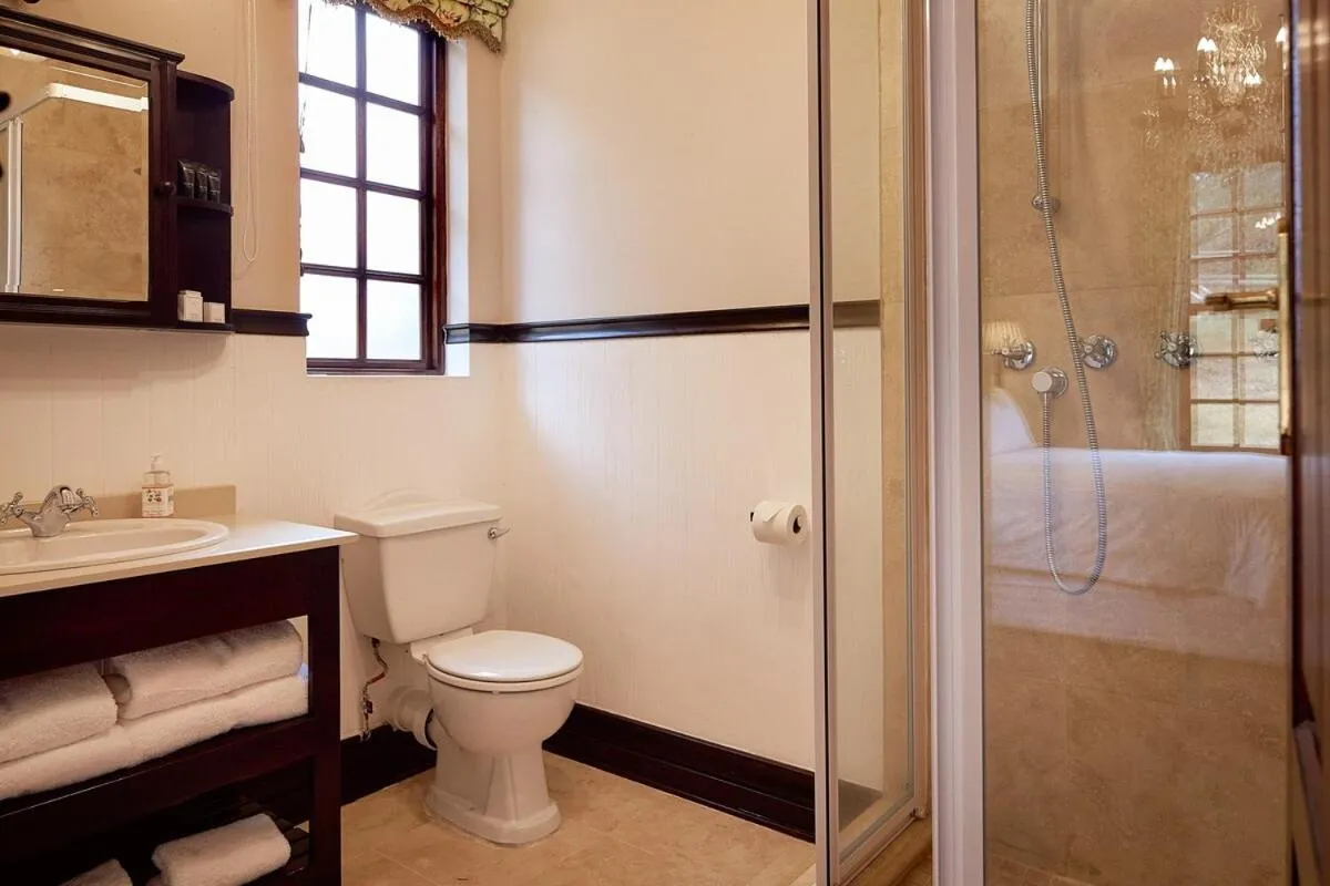 Shower in Bergview Farm Cottage by First Private Stays