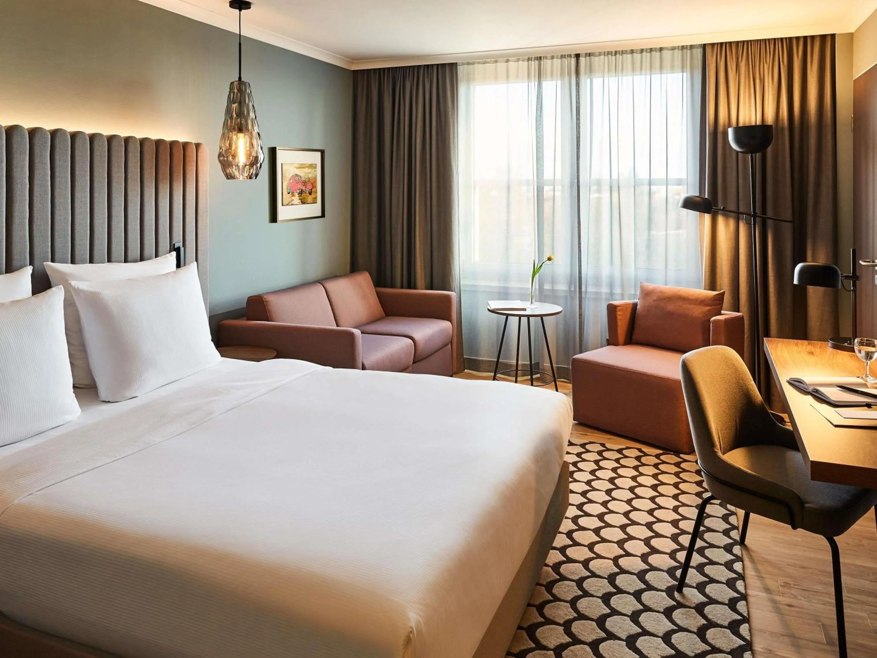 Bedroom, Bed in Pullman Stuttgart Fontana