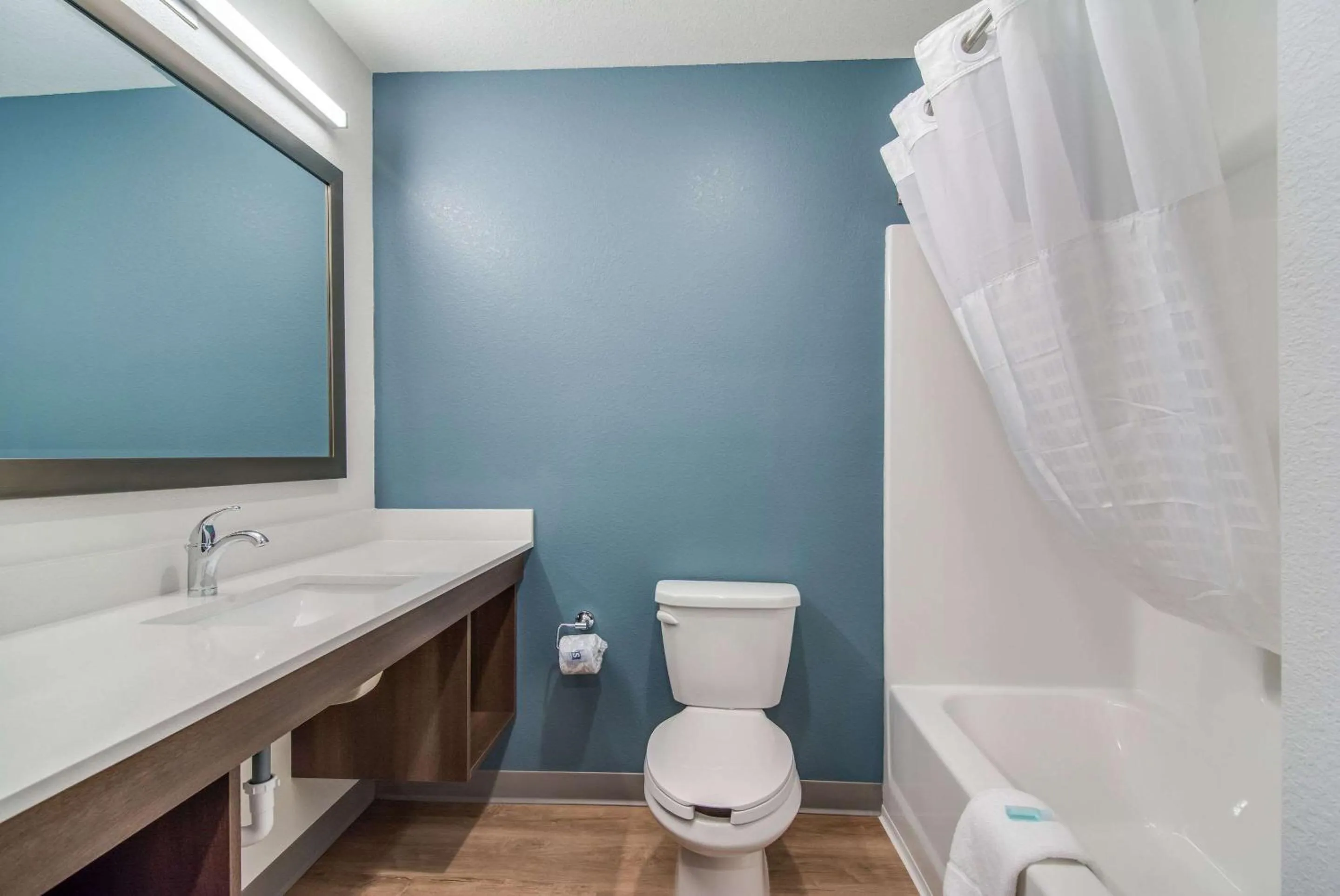 Bathroom in WoodSpring Suites Fort Mill