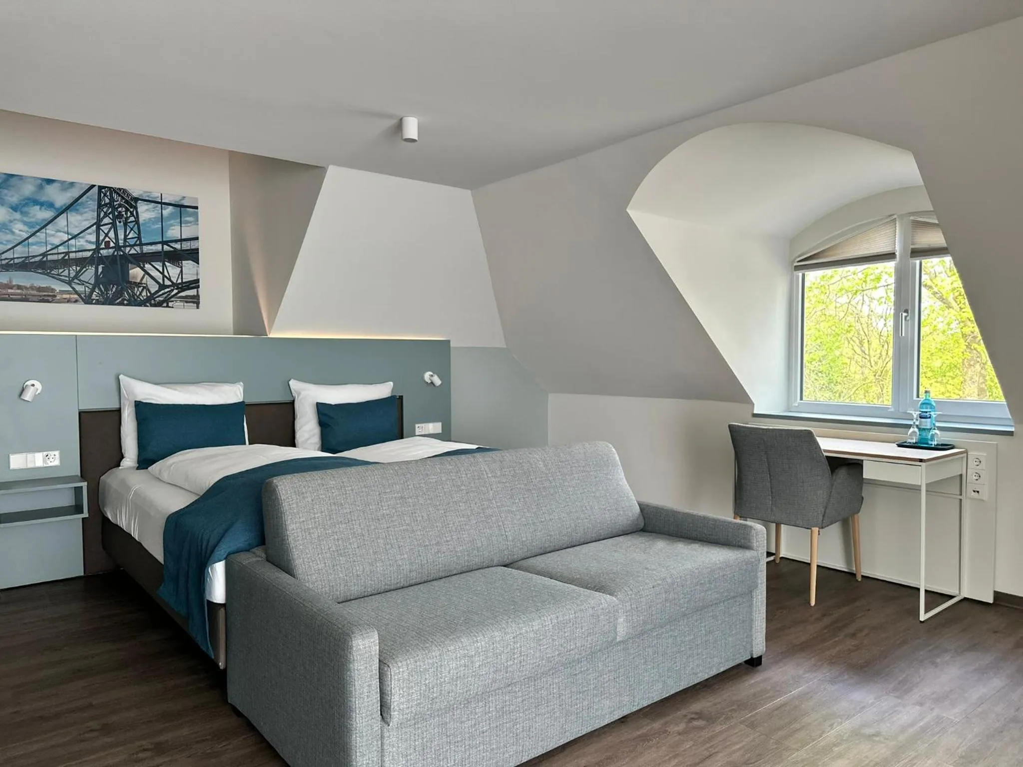 Bed in Hotel Schöne Aussicht