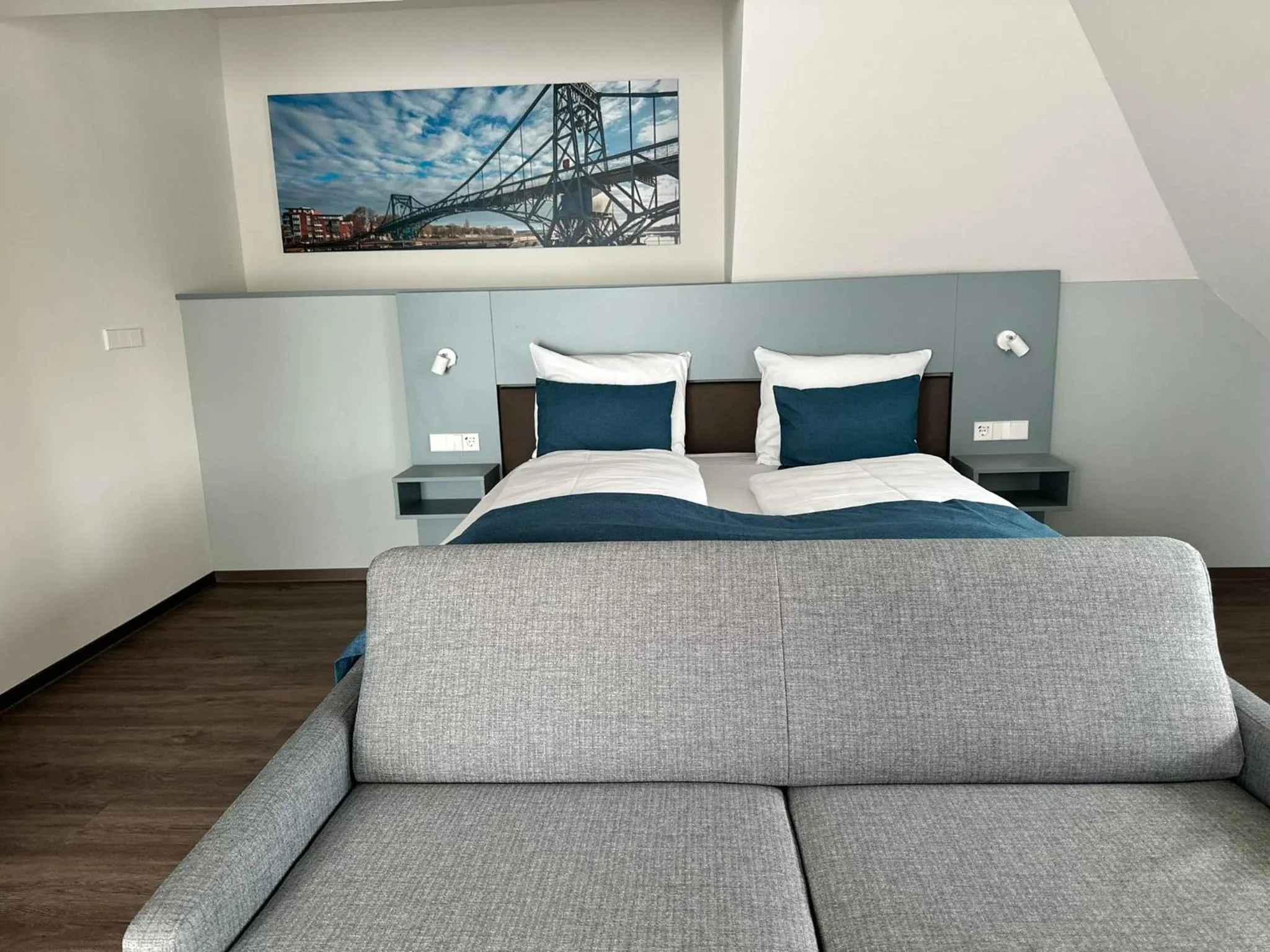 Bed in Hotel Schöne Aussicht