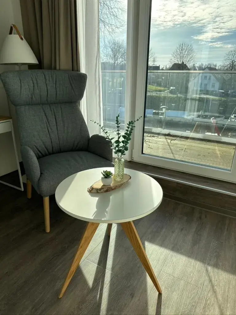 Deluxe Double Room with Balcony and Sea View in Hotel Schöne Aussicht Deluxe Double Room with Balcony and Sea View in Hotel Schöne Aussicht