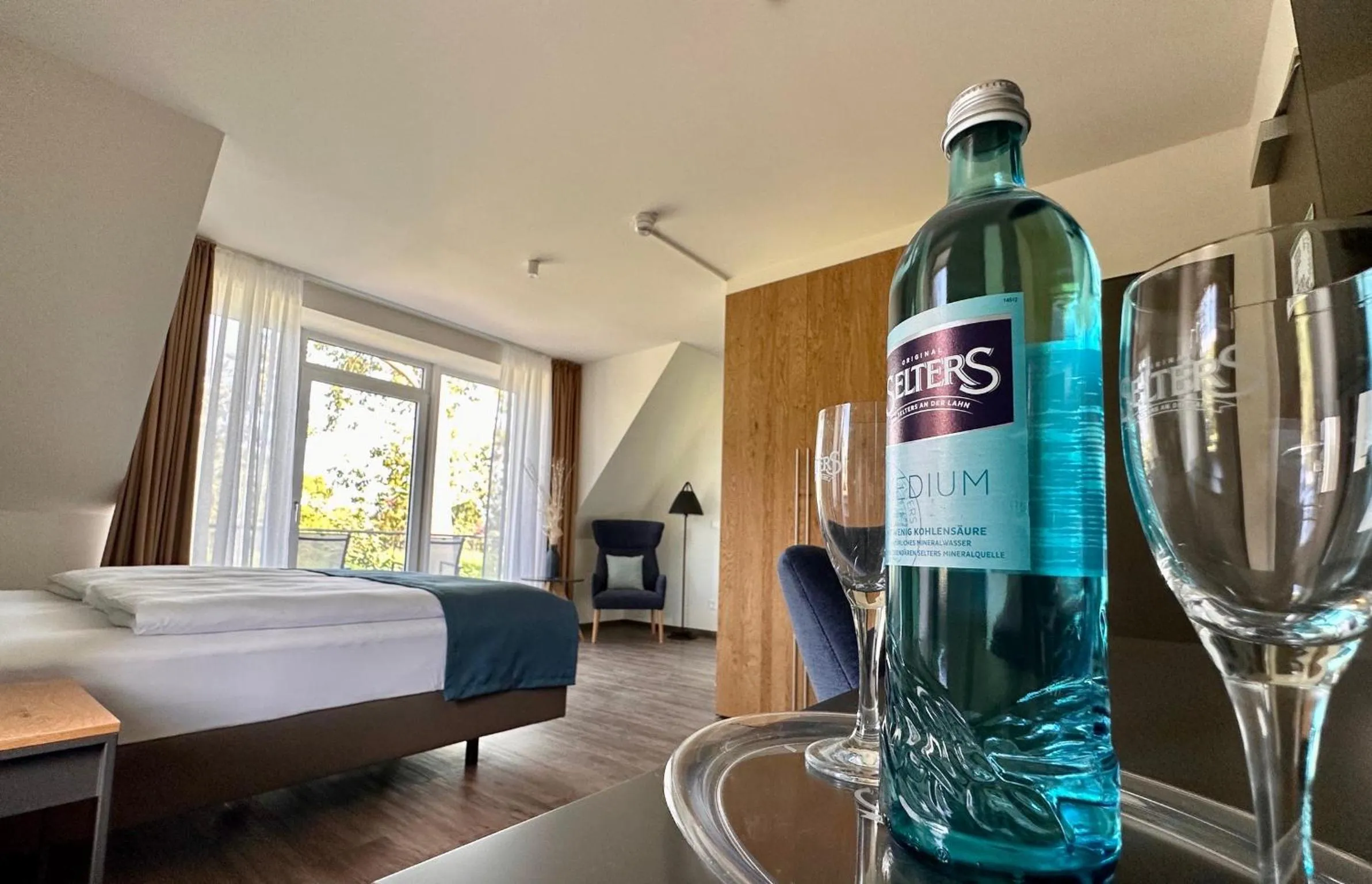 Bed in Hotel Schöne Aussicht