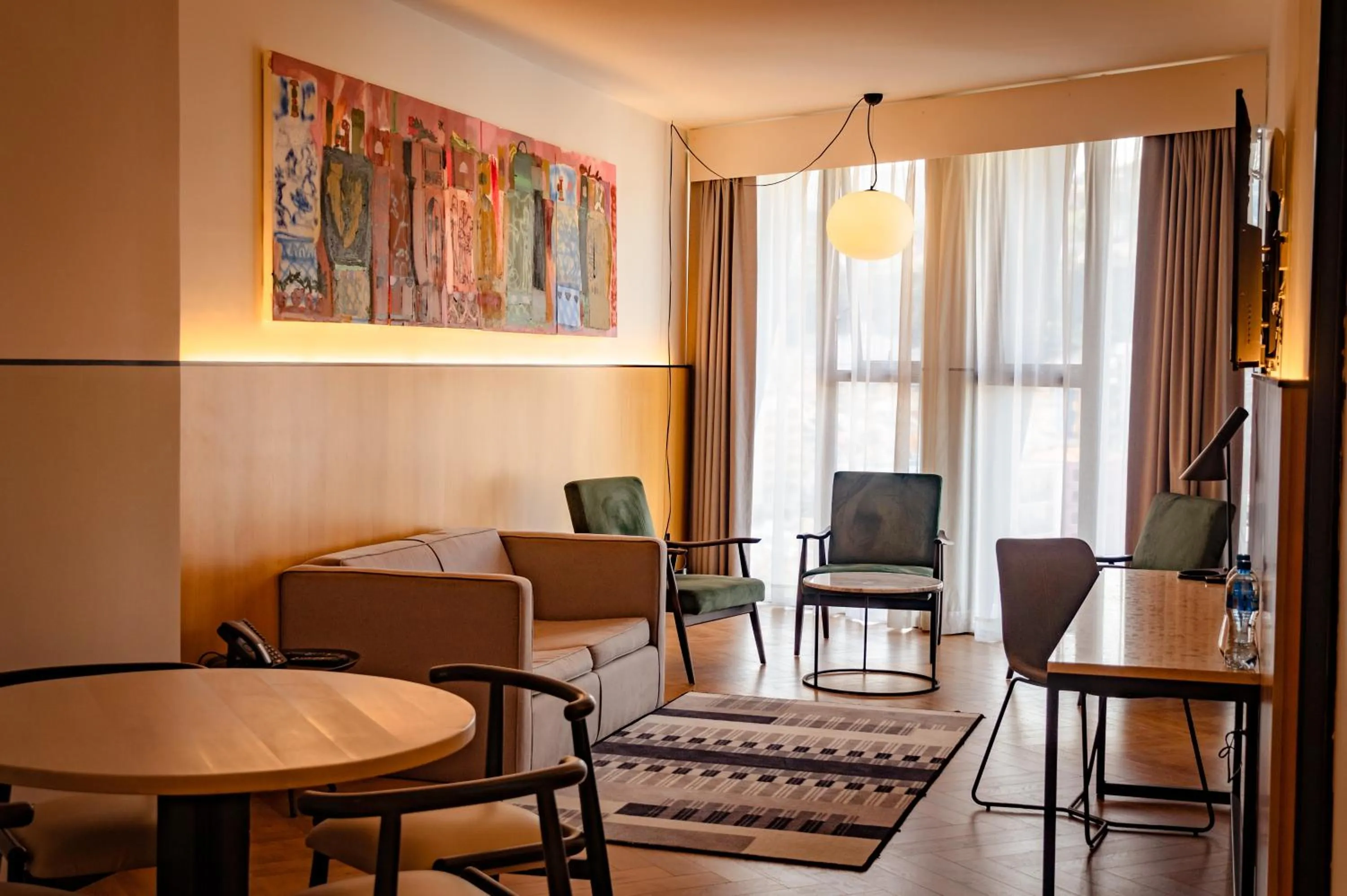 Living room in Met Hotel