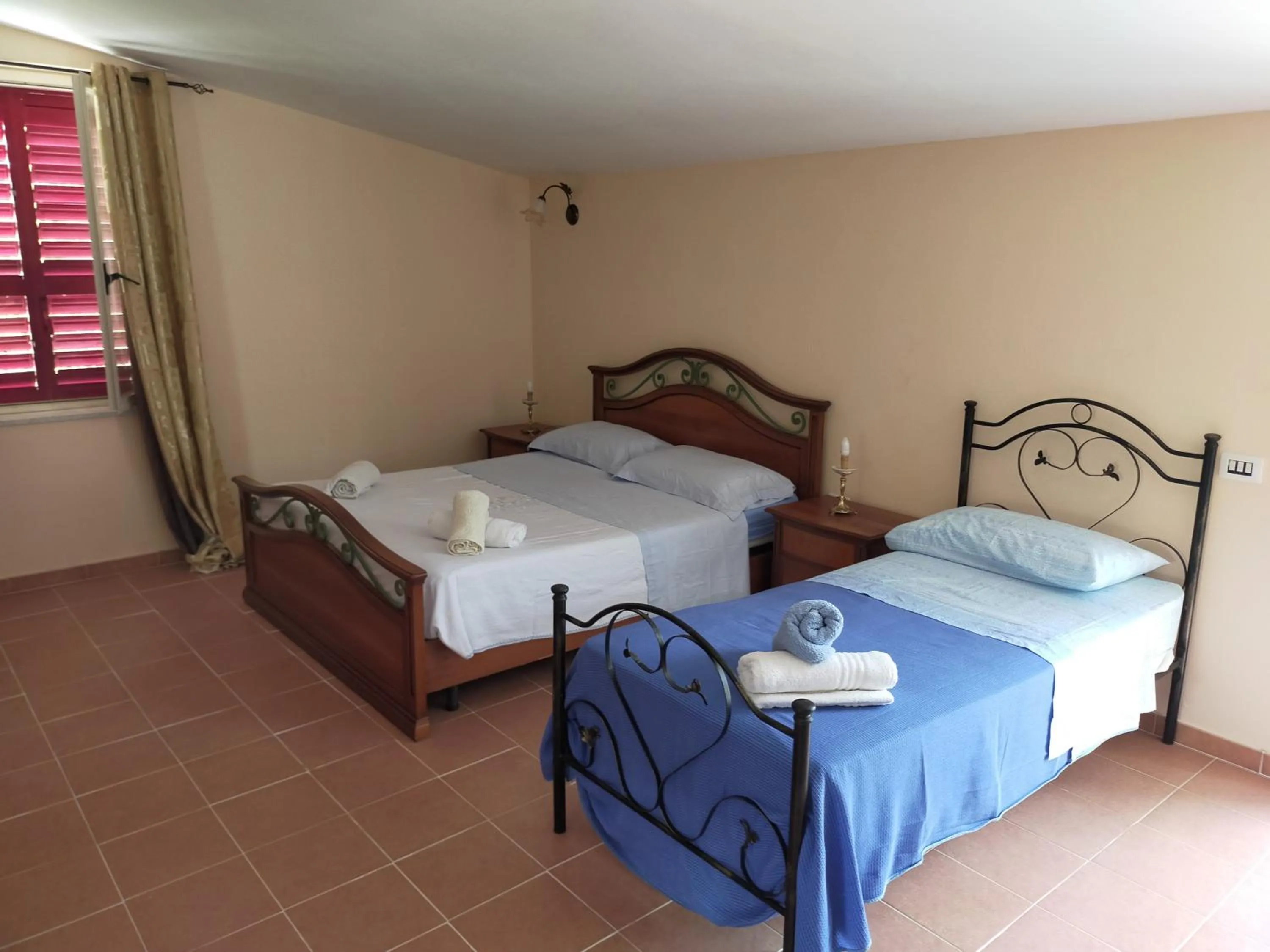 Bed in B&B il giardino di Eolo