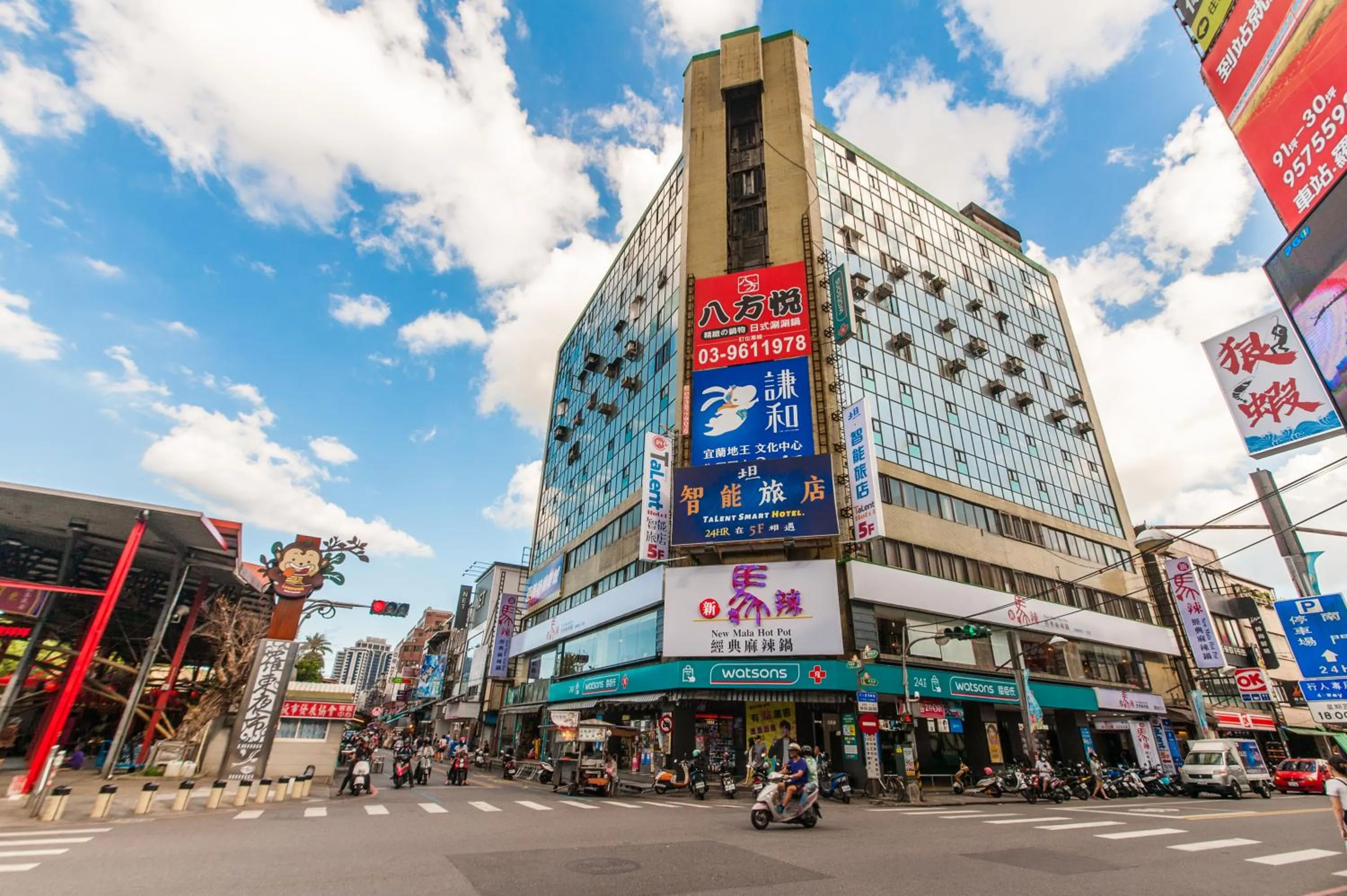 Property building in Talent Hotel
