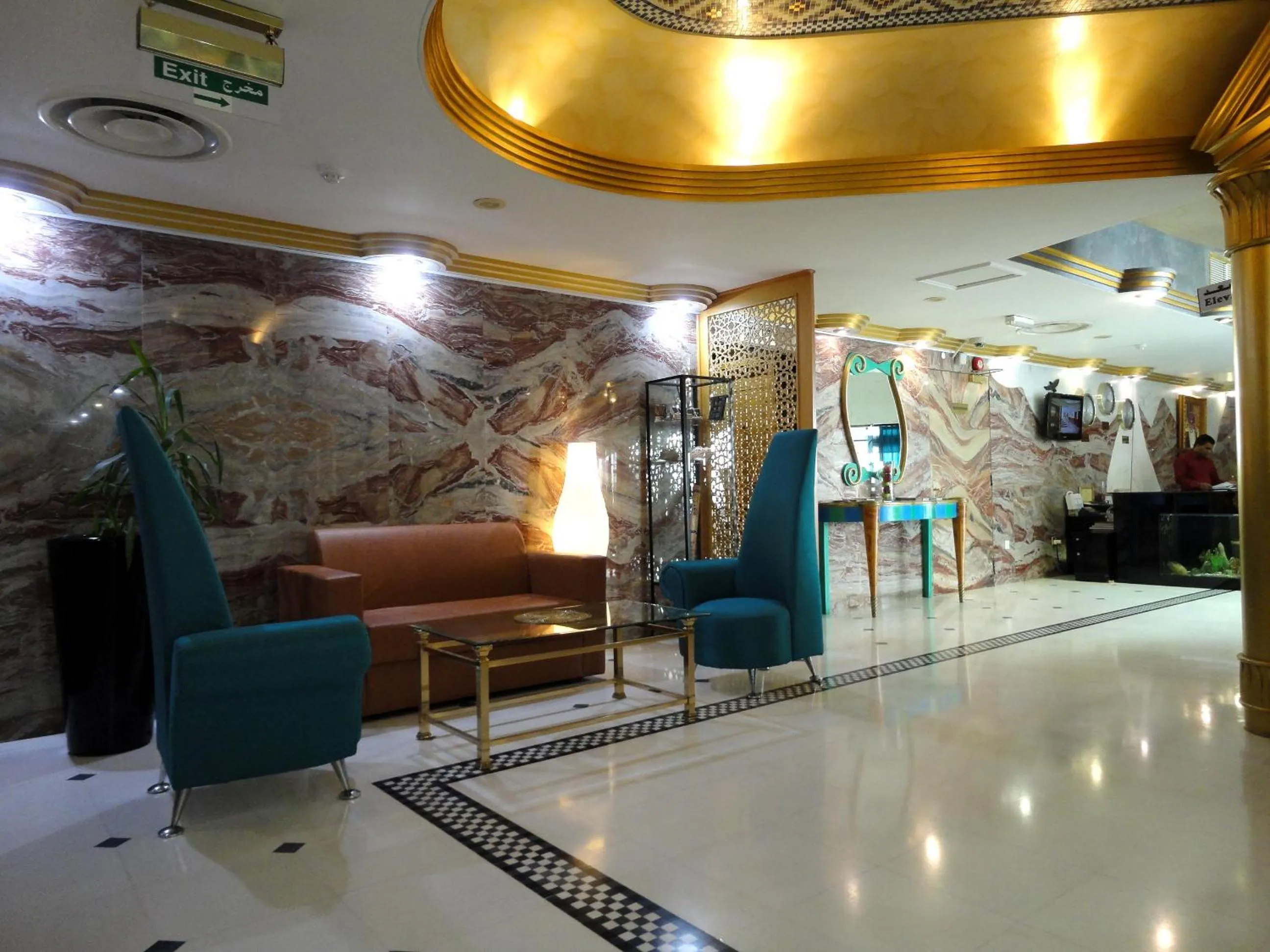 Lobby or reception in Beach Bay Hotel Muscat