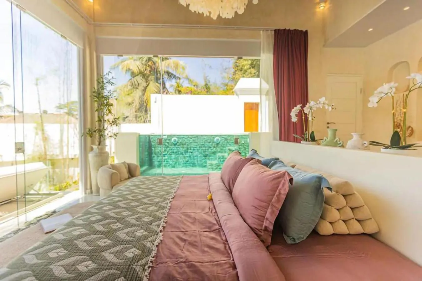 Bed in Villa Cella Bella Ubud