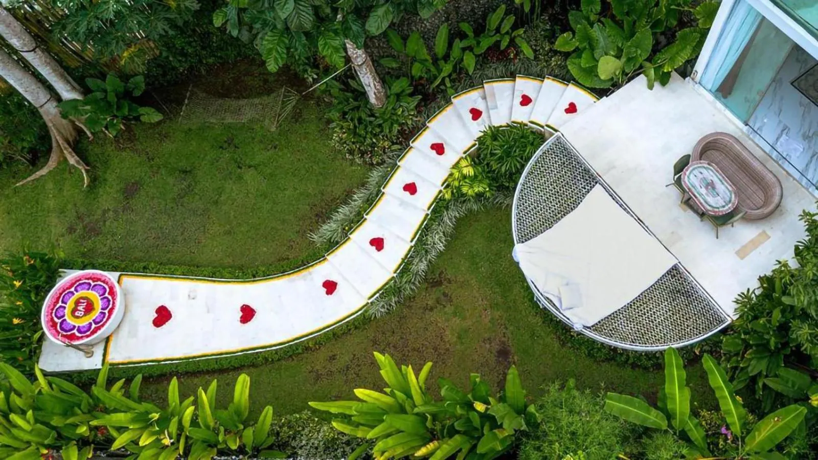 Bird's eye view in Villa Cella Bella Ubud