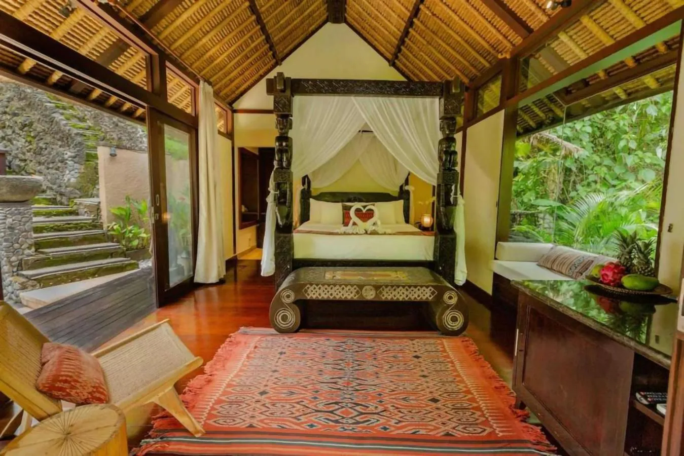 Bed in Villa Cella Bella Ubud