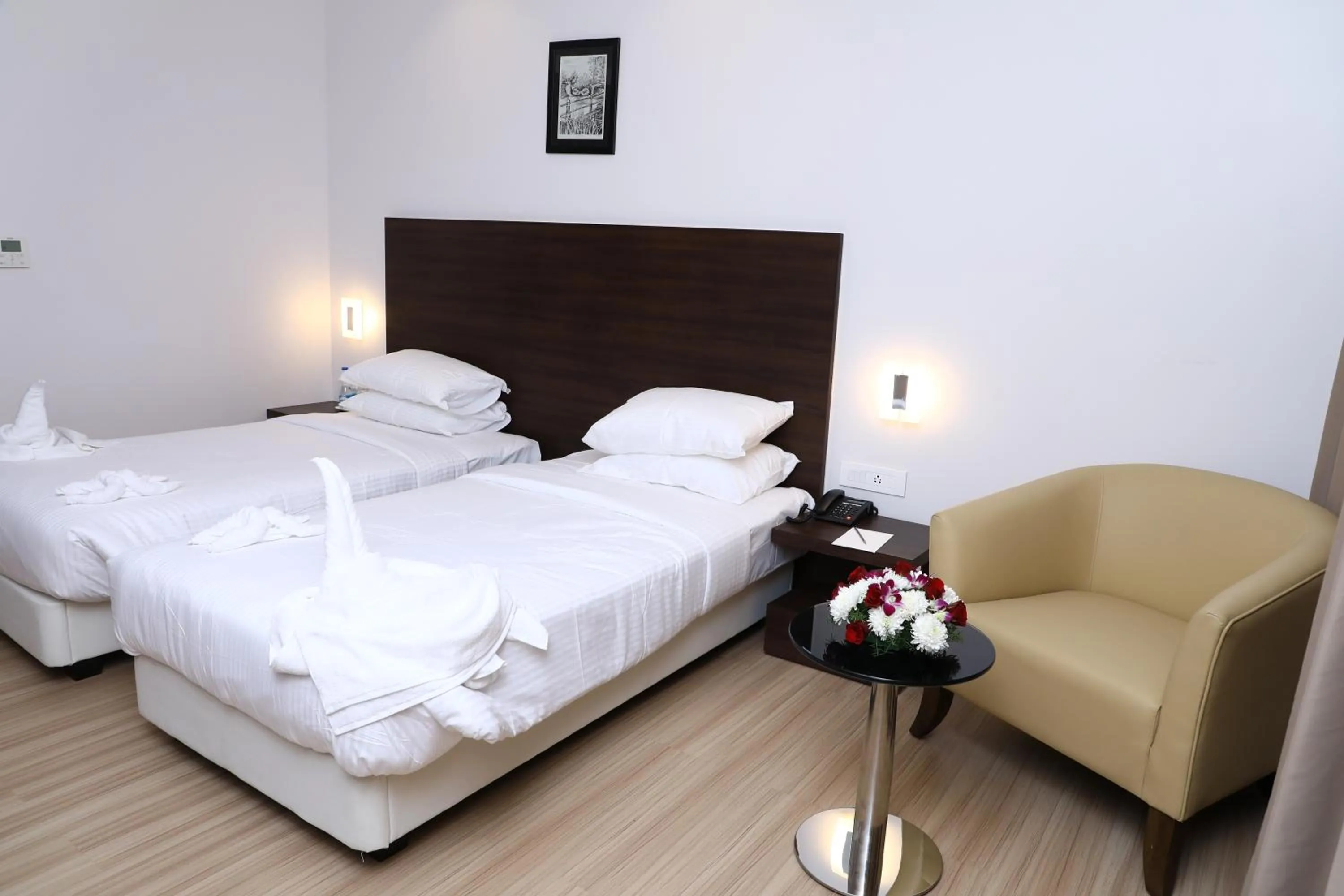 View (from property/room), Bed in YN Hotels