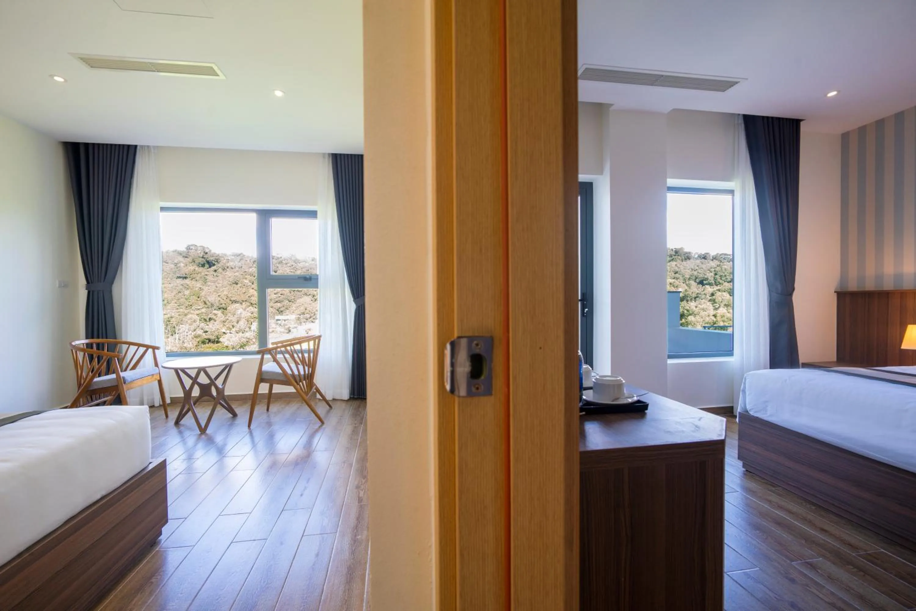 Property building, Bed in UM-PQ hotel Phú Quốc