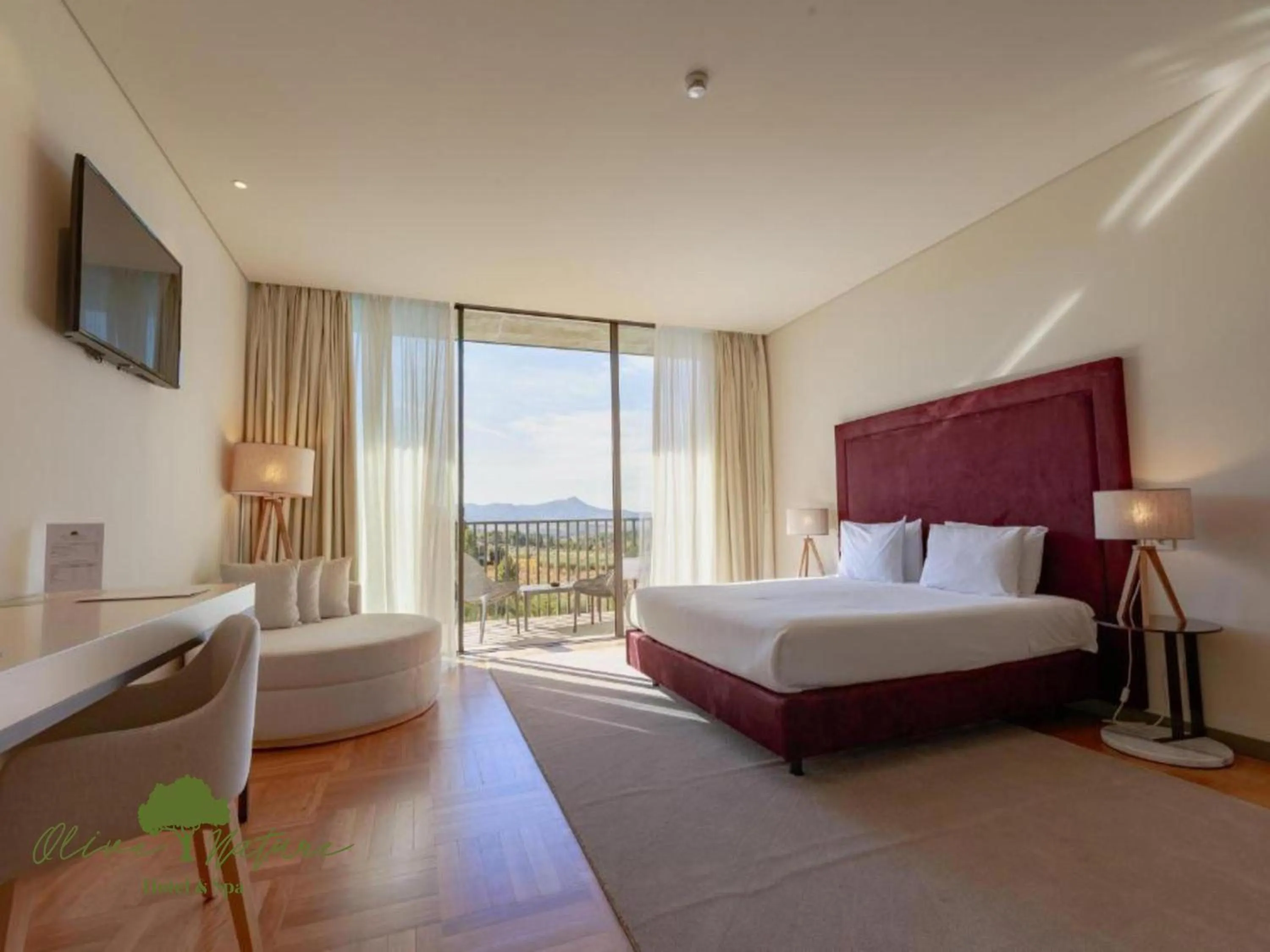 TV and multimedia, Bed in Olive Nature Hotel & SPA - Quinta Valle de Passos