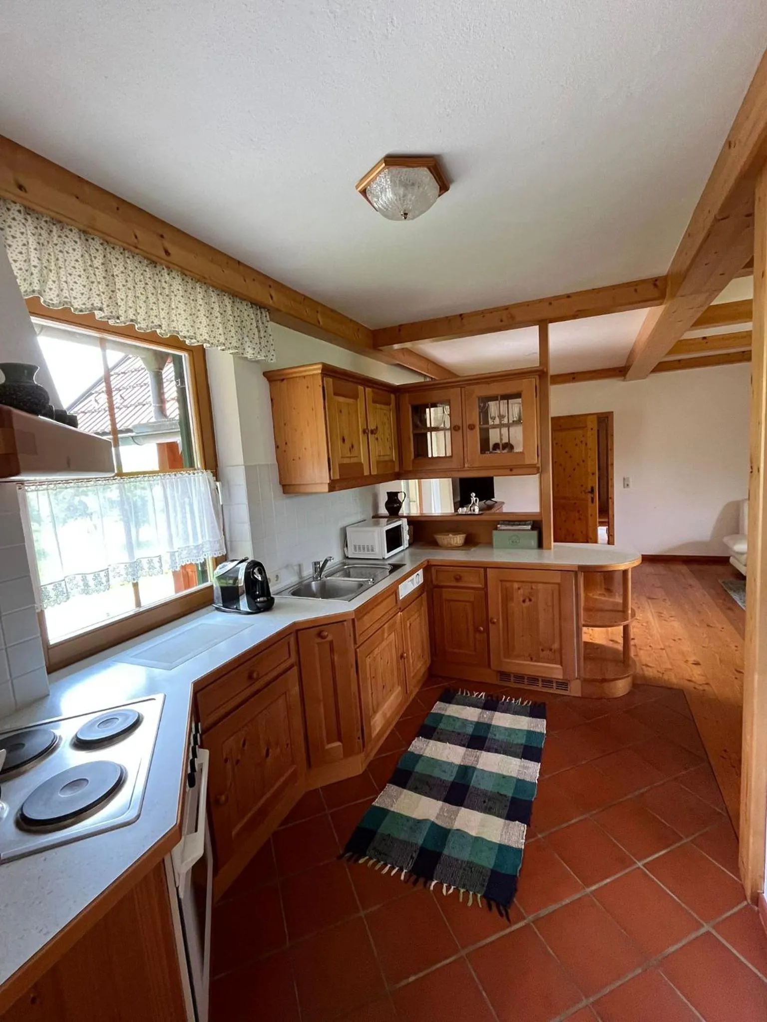 Kitchen or kitchenette in Dachberghof