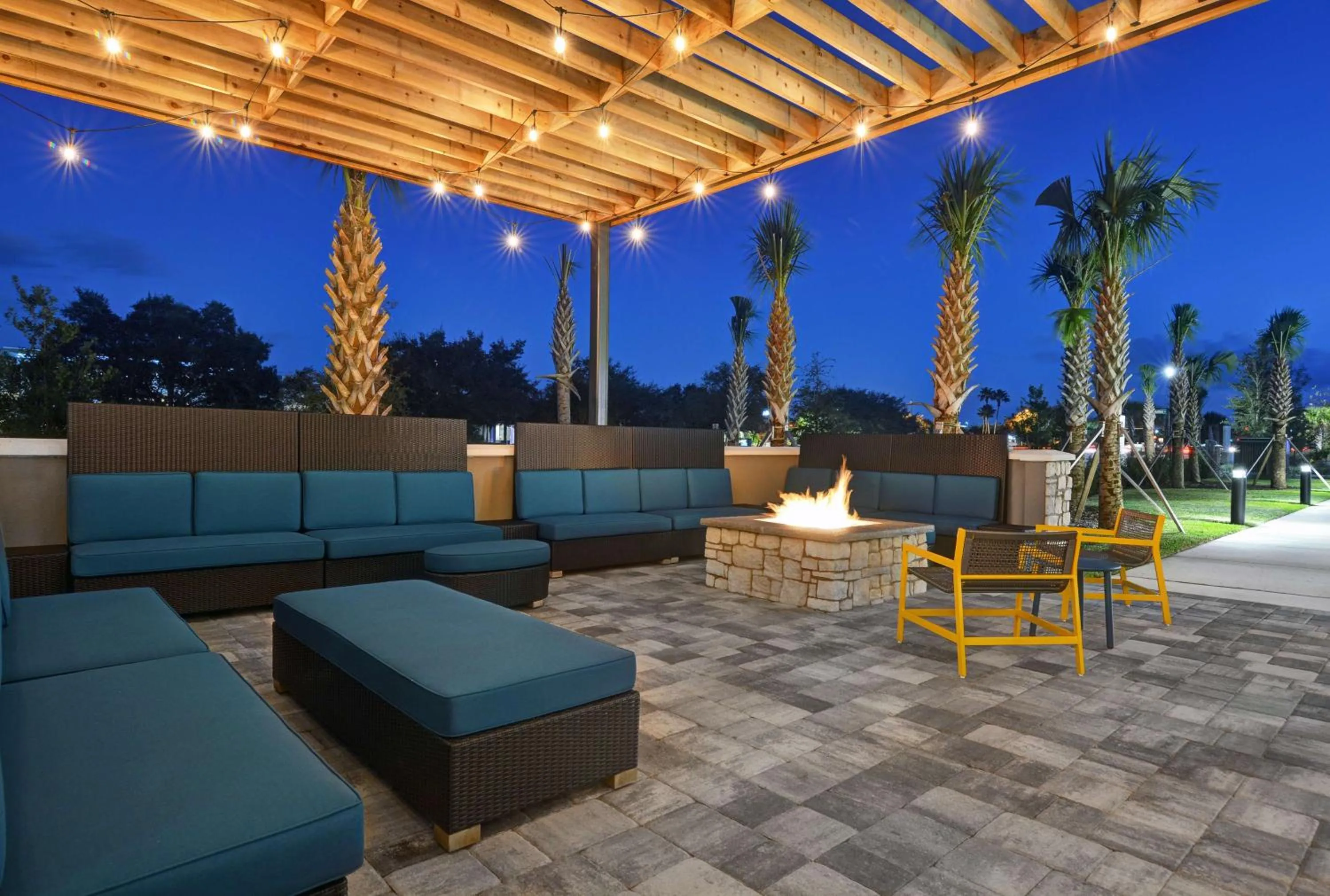 Patio in Home2 Suites By Hilton Melbourne Viera