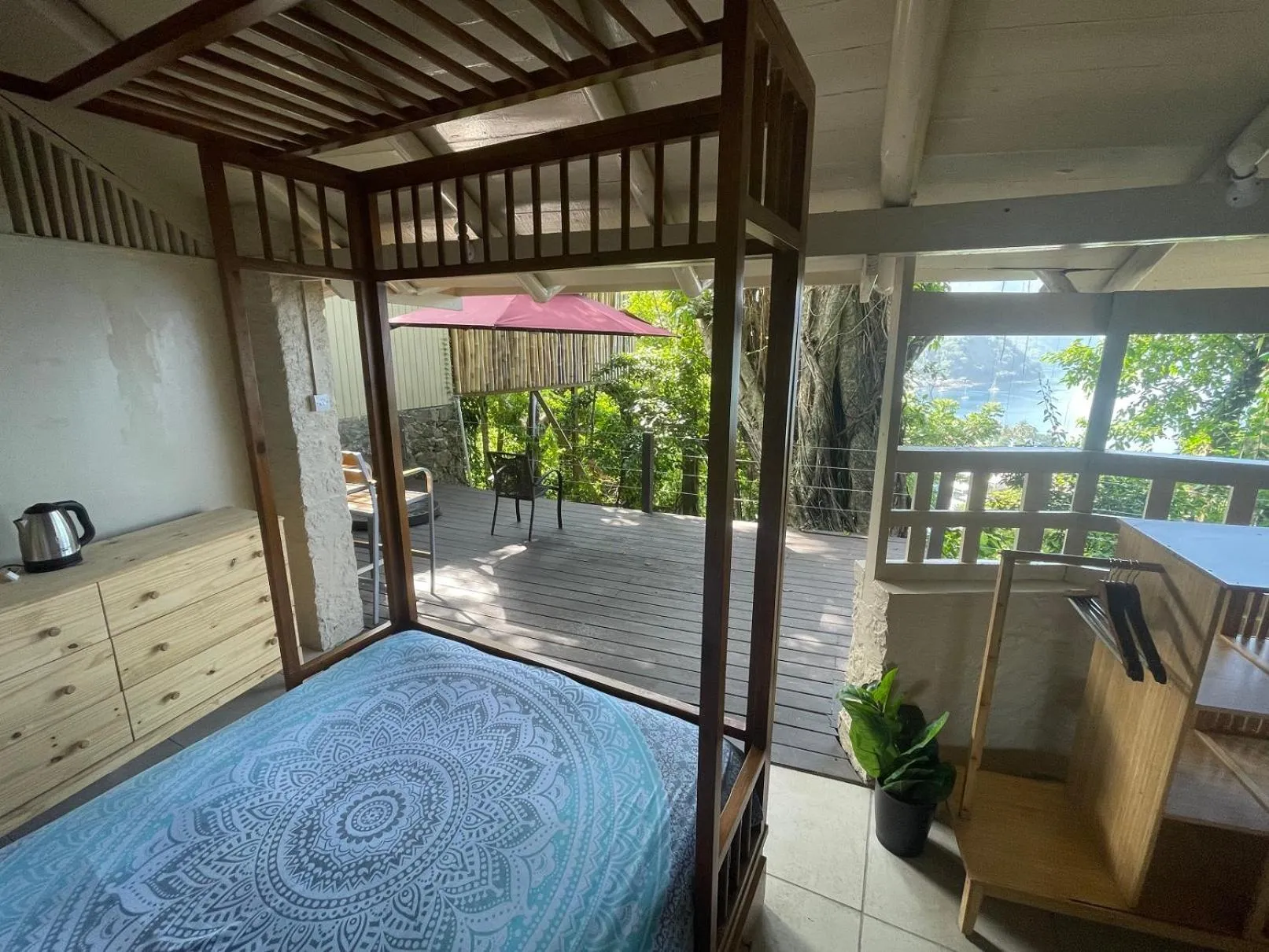 Bed in Green Fig Resort & Spa