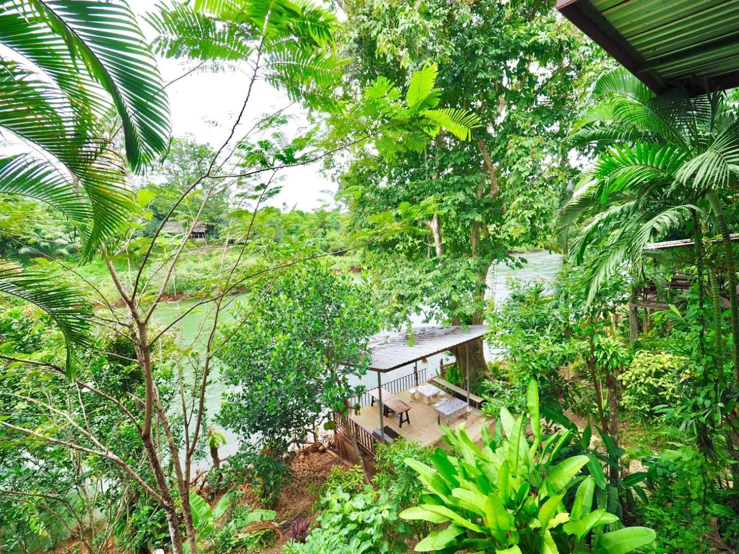 Natural landscape in Baan Pak Rim Kuaen Resort