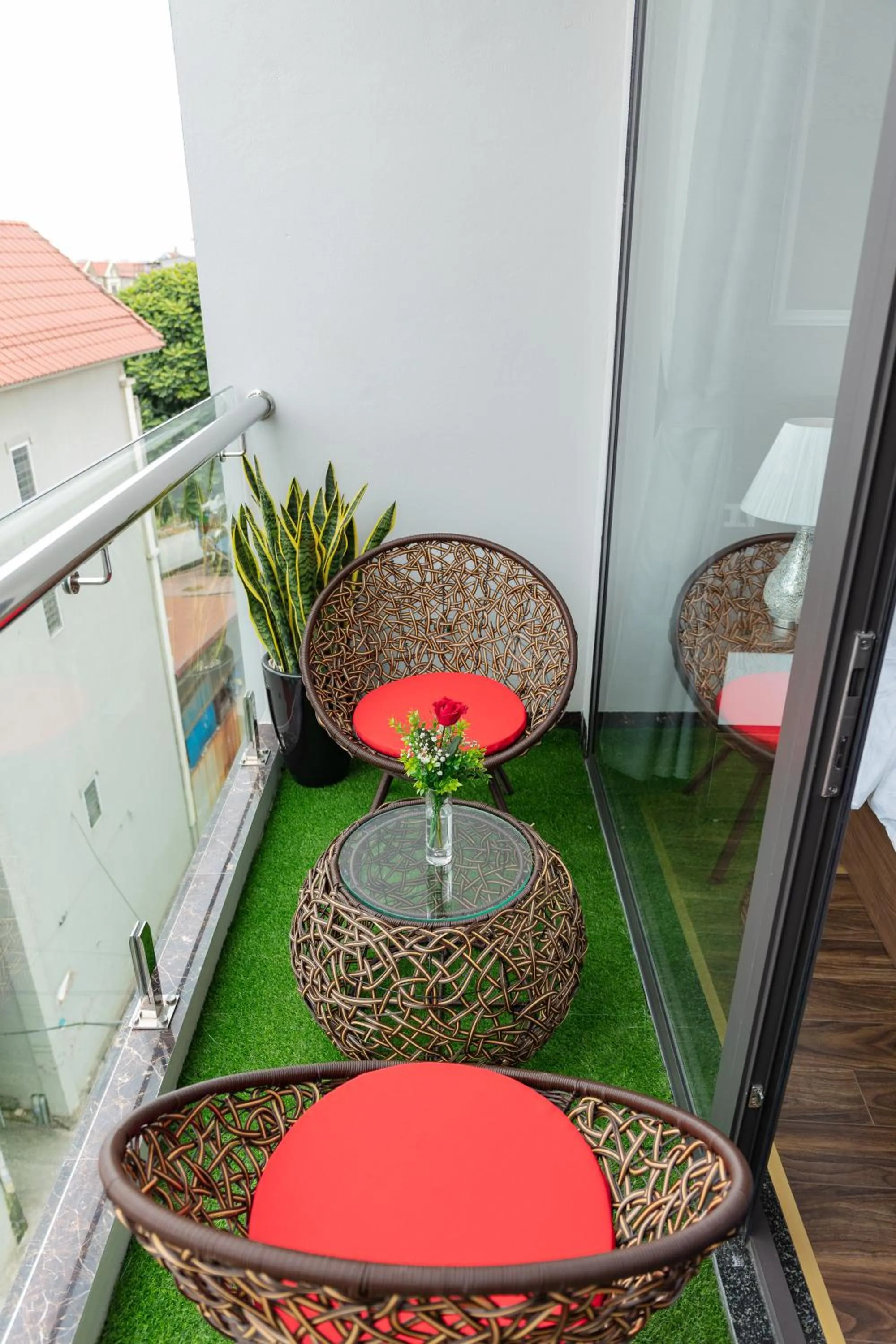 Balcony/Terrace in Airport Classic Hotel & Travel