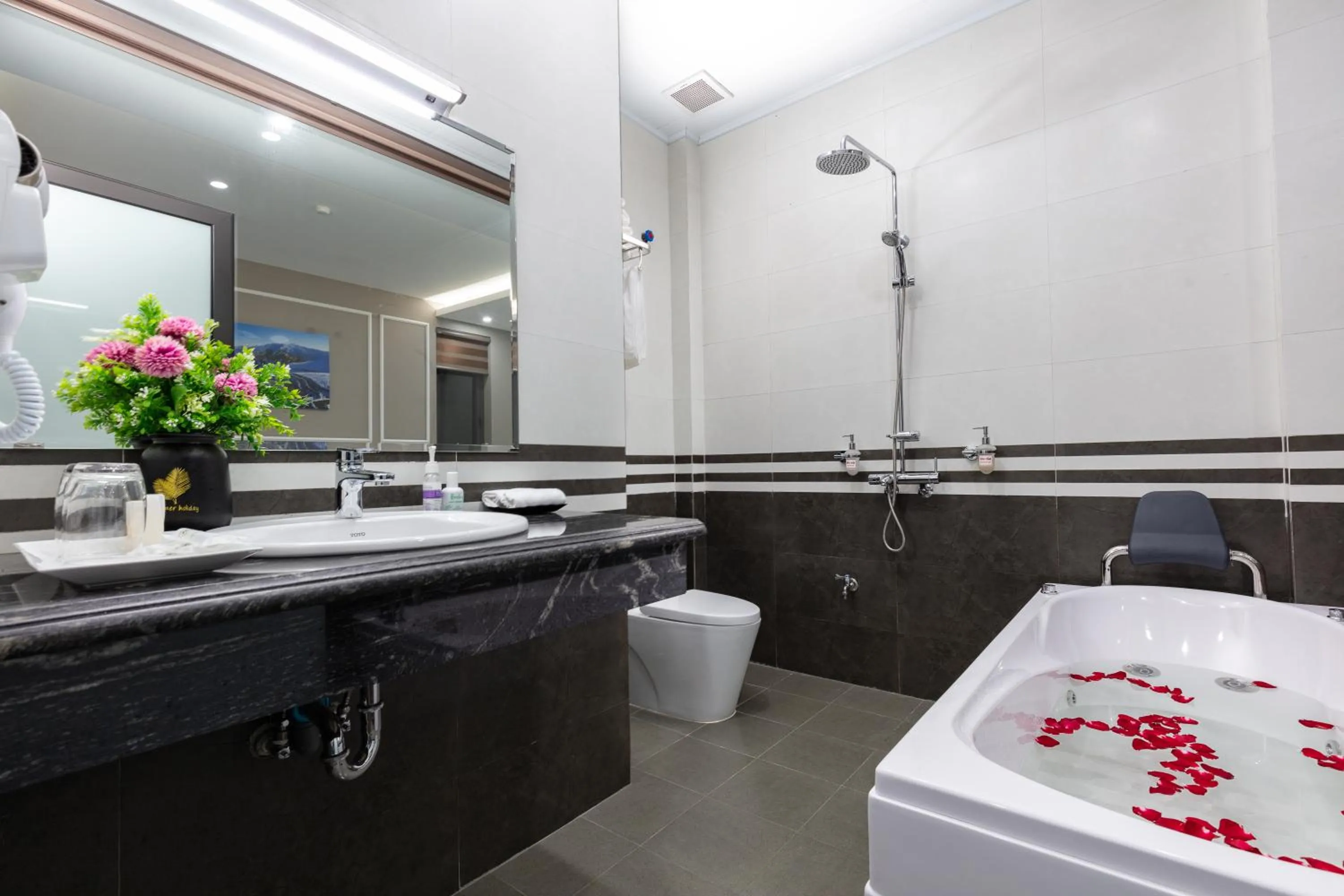 Shower in Airport Classic Hotel & Travel