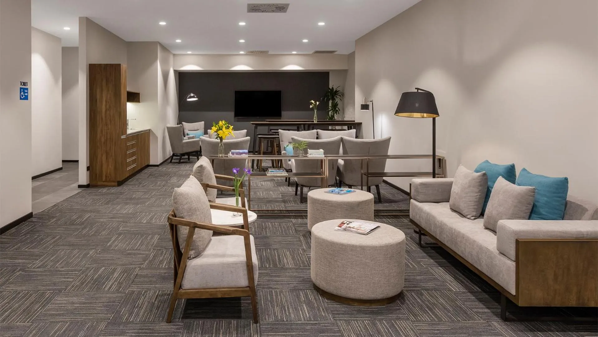 Lobby or reception in Hotel Room @ 89 Courtenay Place