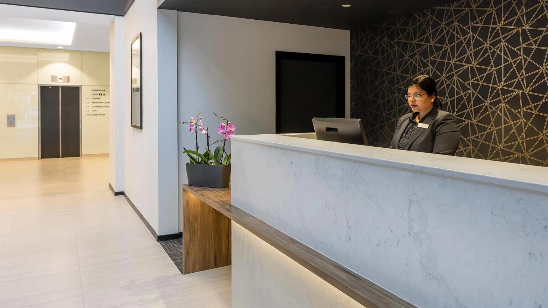 Lobby or reception in Hotel Room @ 89 Courtenay Place