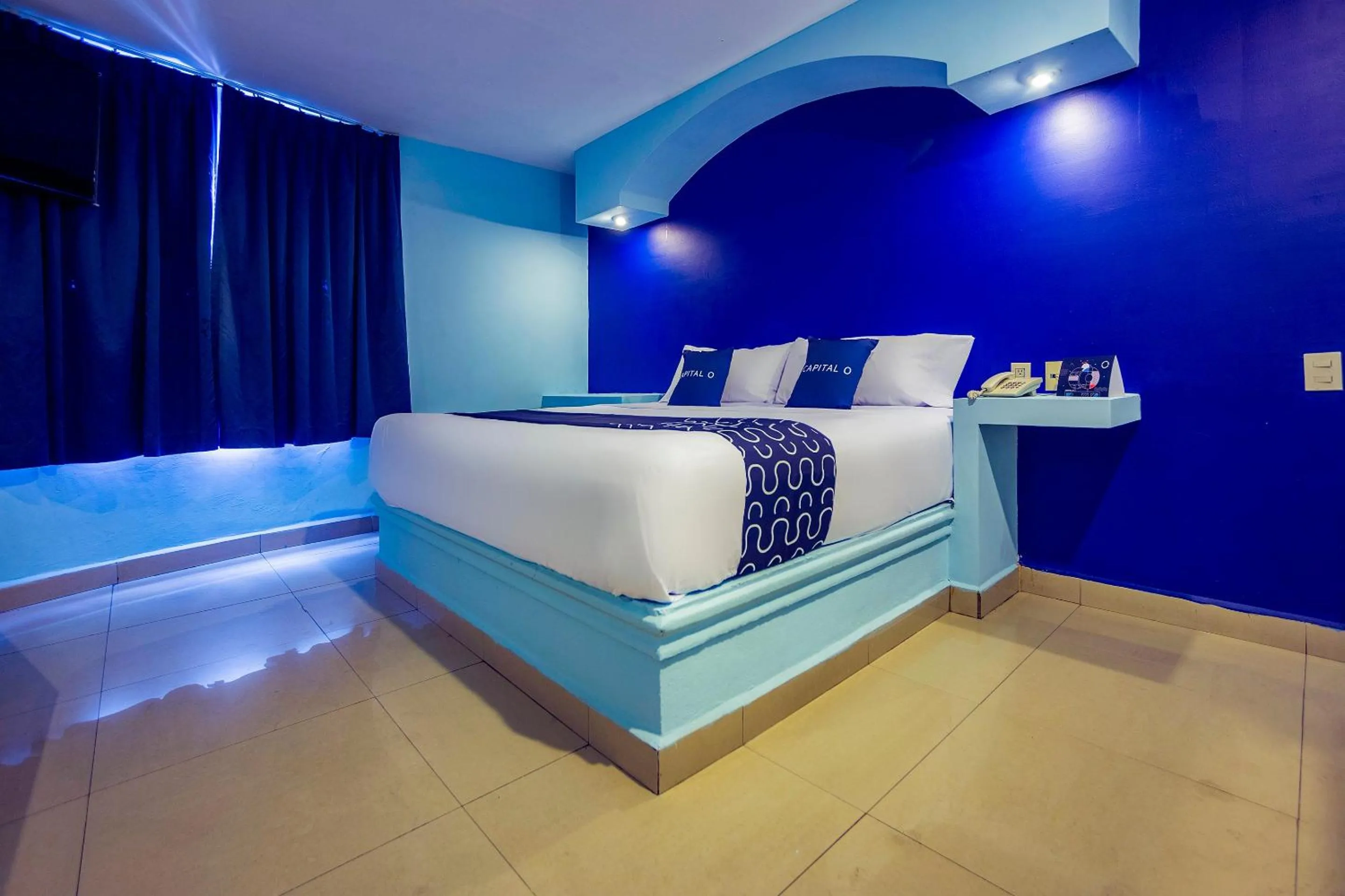 Bedroom, Bed in Capital O Hotel Diro, Monterrey