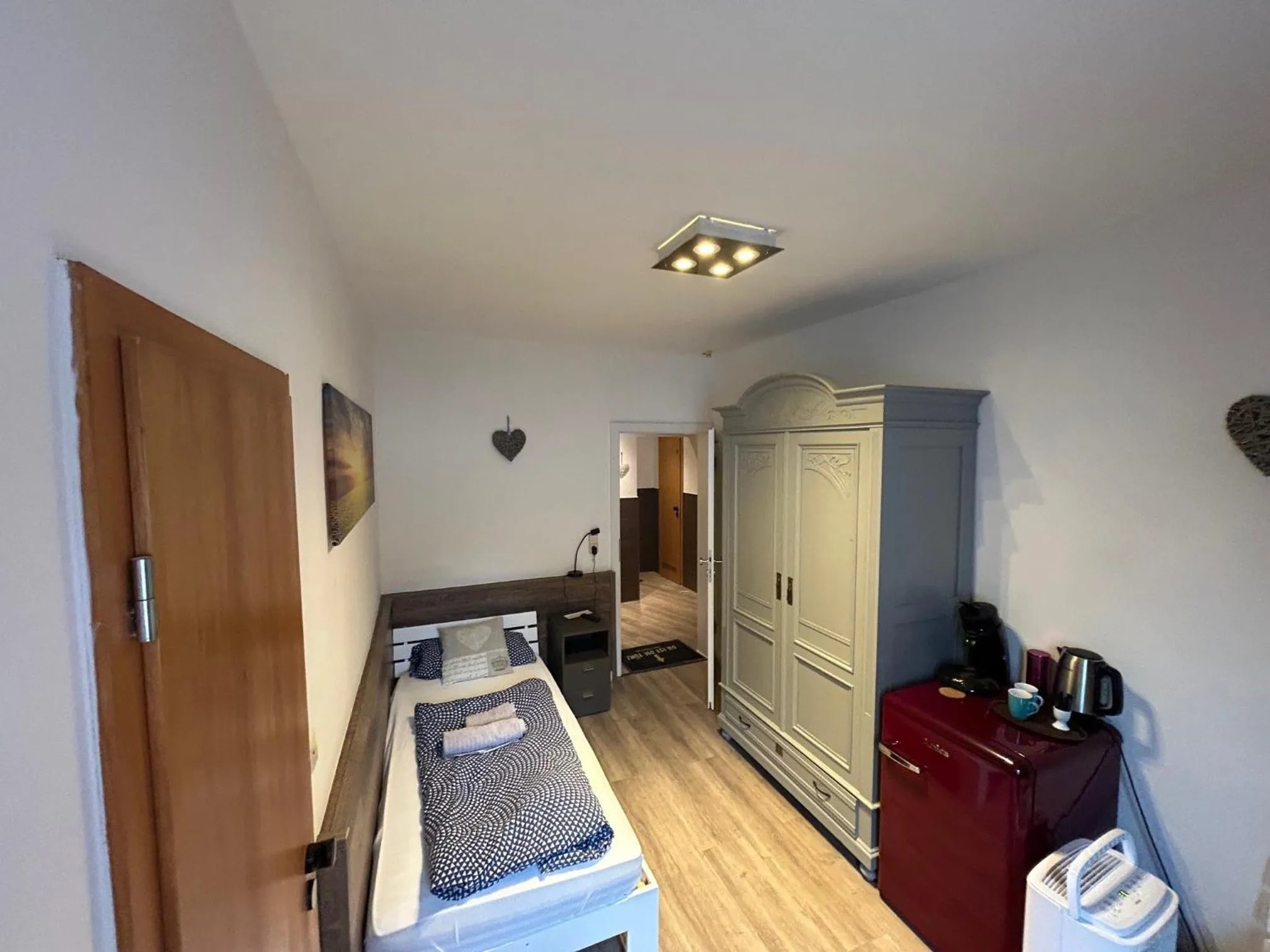 Bed in Hotel Waldhorn