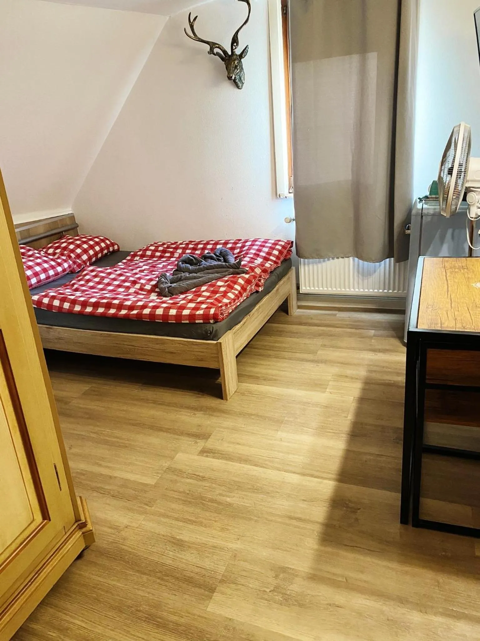 Bed in Hotel Waldhorn