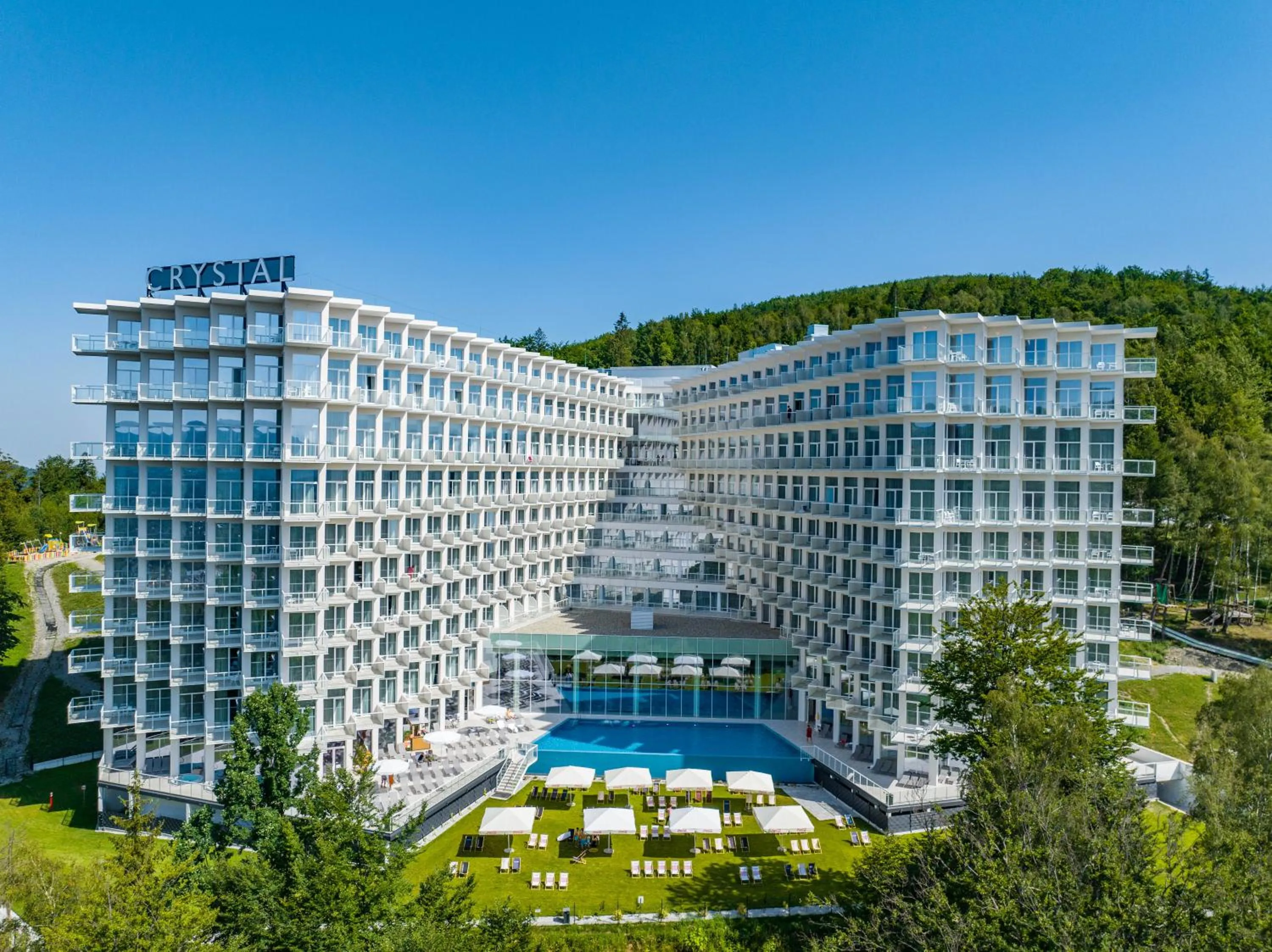 Property building in Crystal Mountain Hotel Wisła