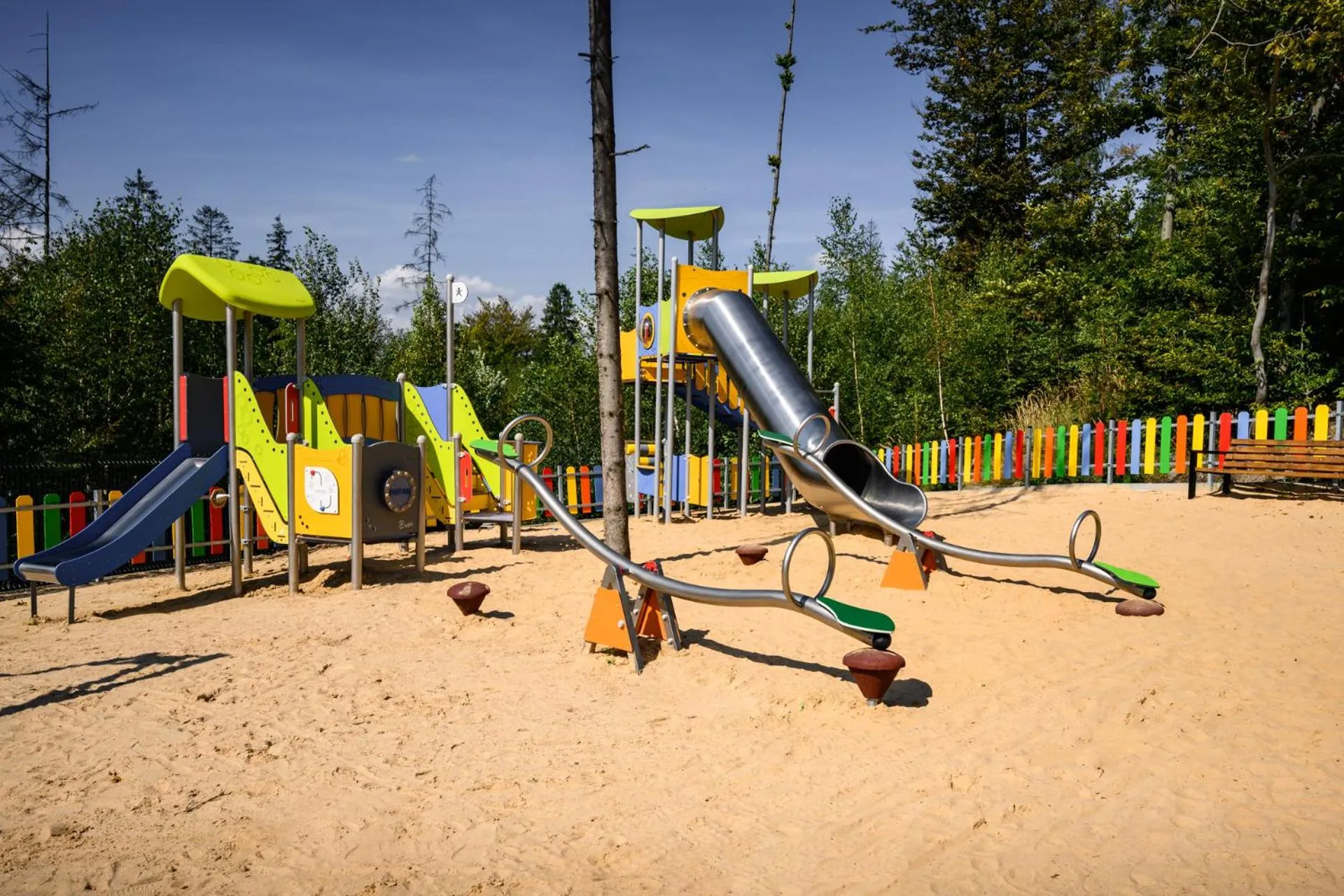 Children play ground in Crystal Mountain Hotel Wisła
