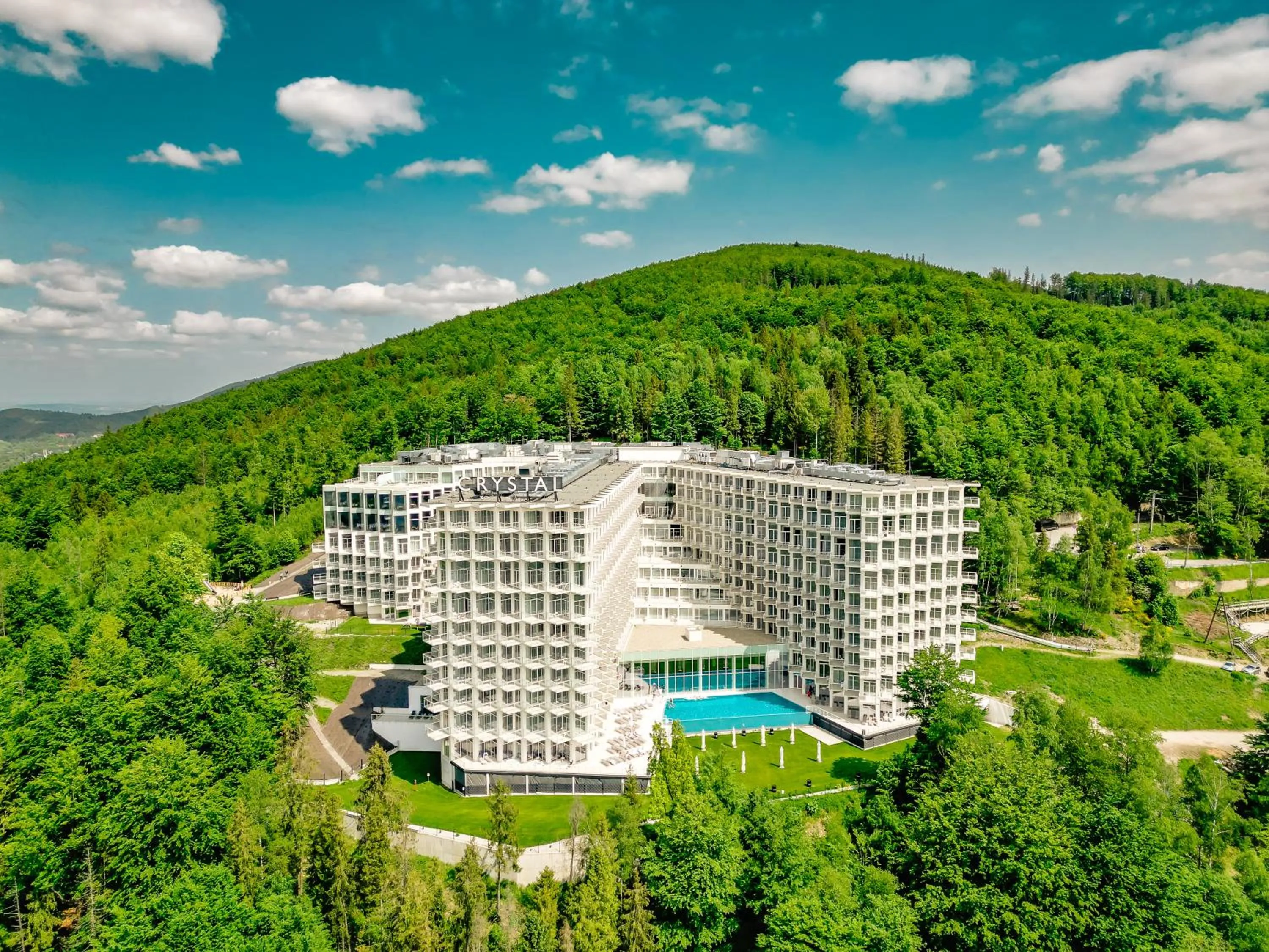 Property building in Crystal Mountain Hotel Wisła