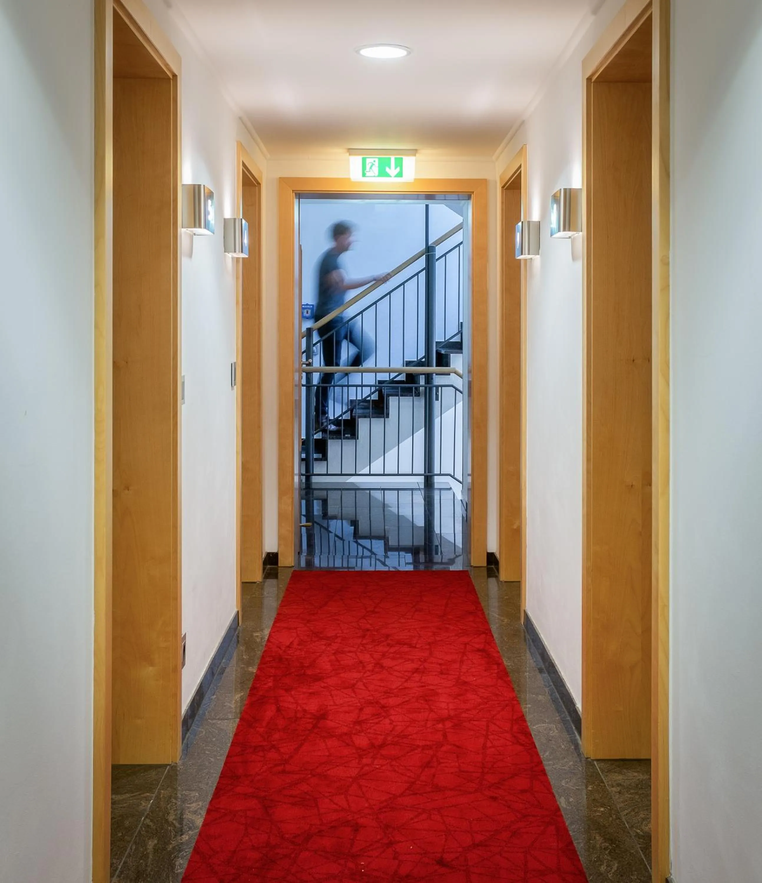 On site in Hotel Spitzberg Garni