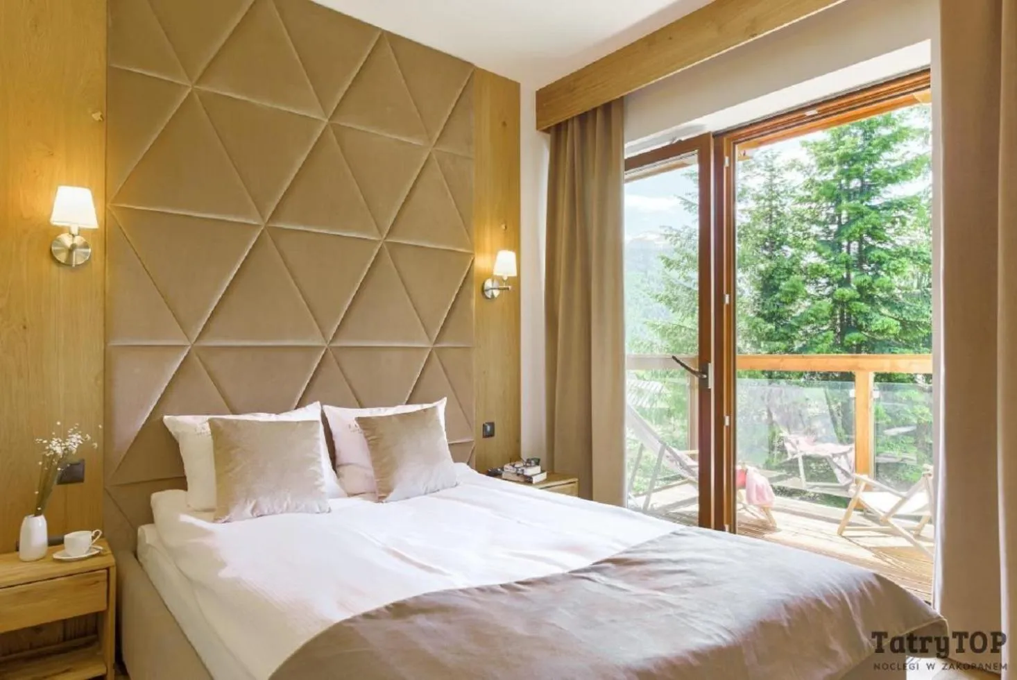 Bed in Tatra Resort & SPA