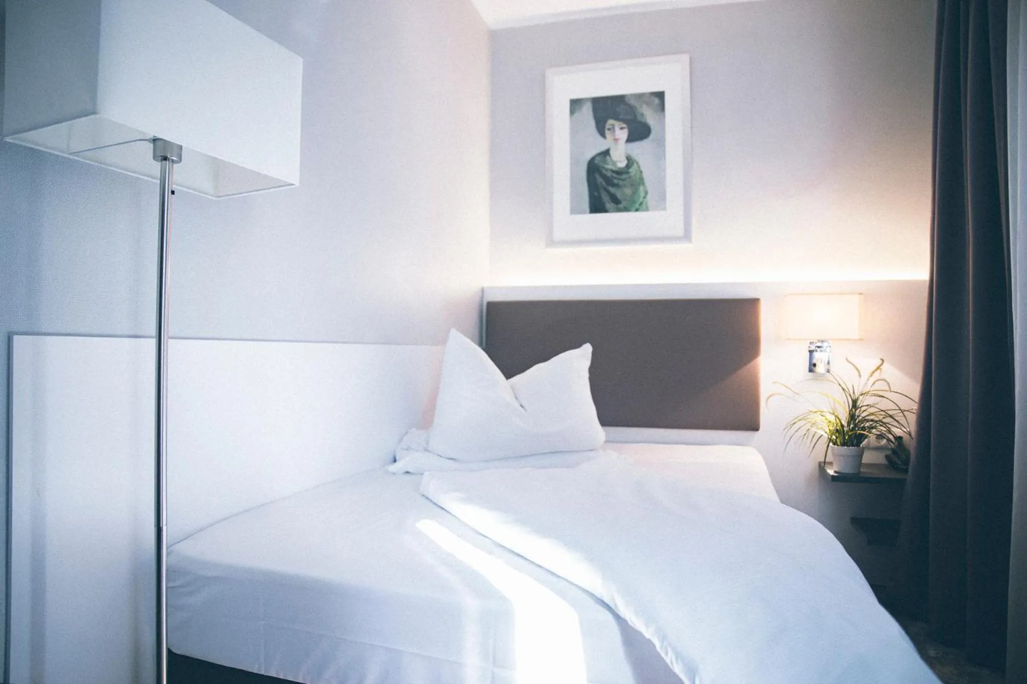 Bed in Gartenstadt Hotel