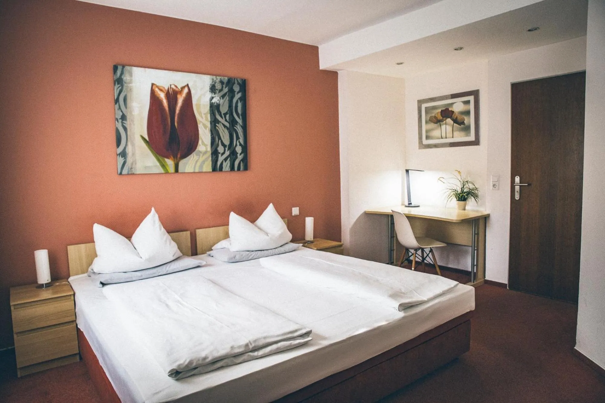 Bed in Gartenstadt Hotel