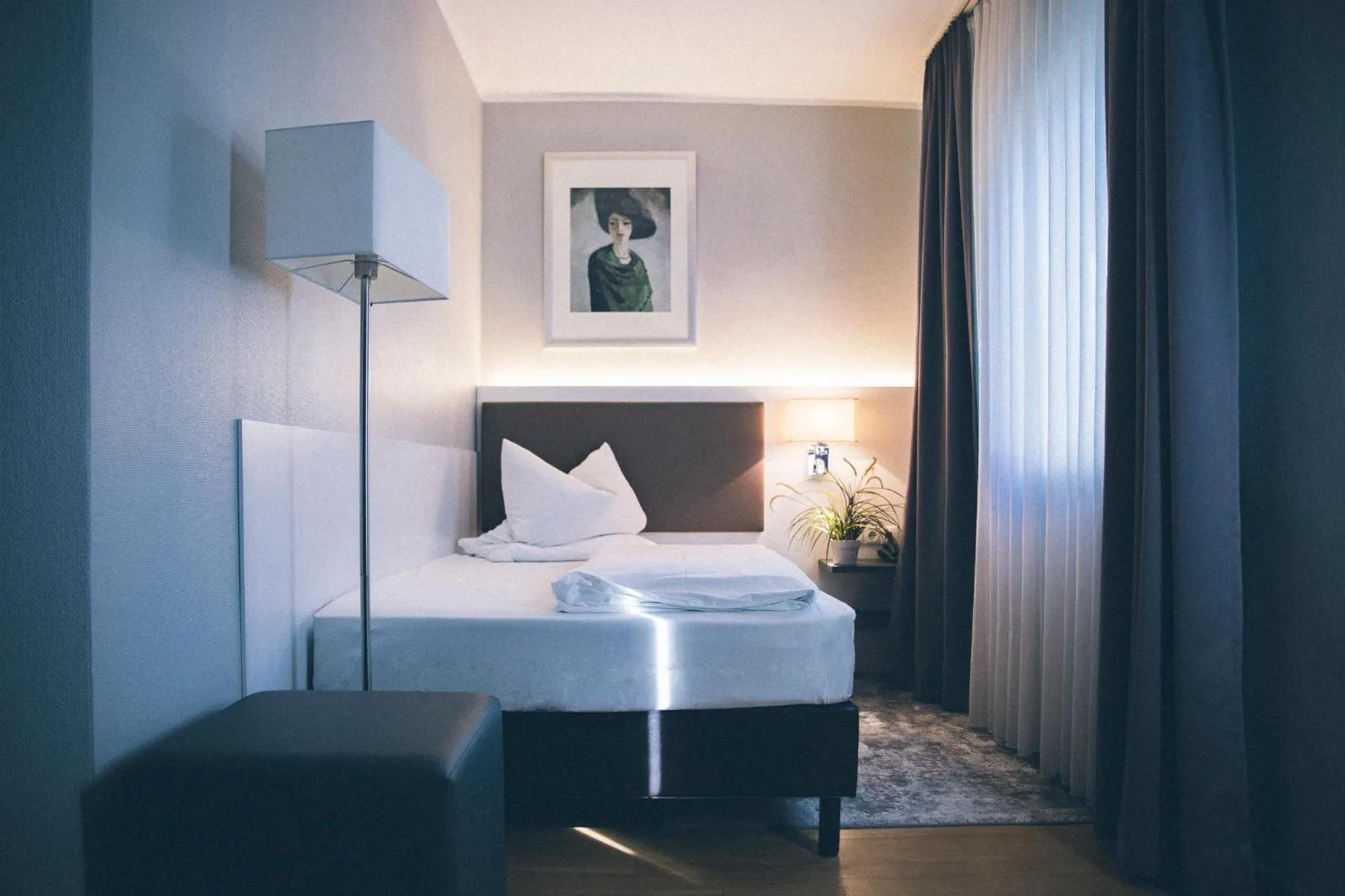 Bed in Gartenstadt Hotel