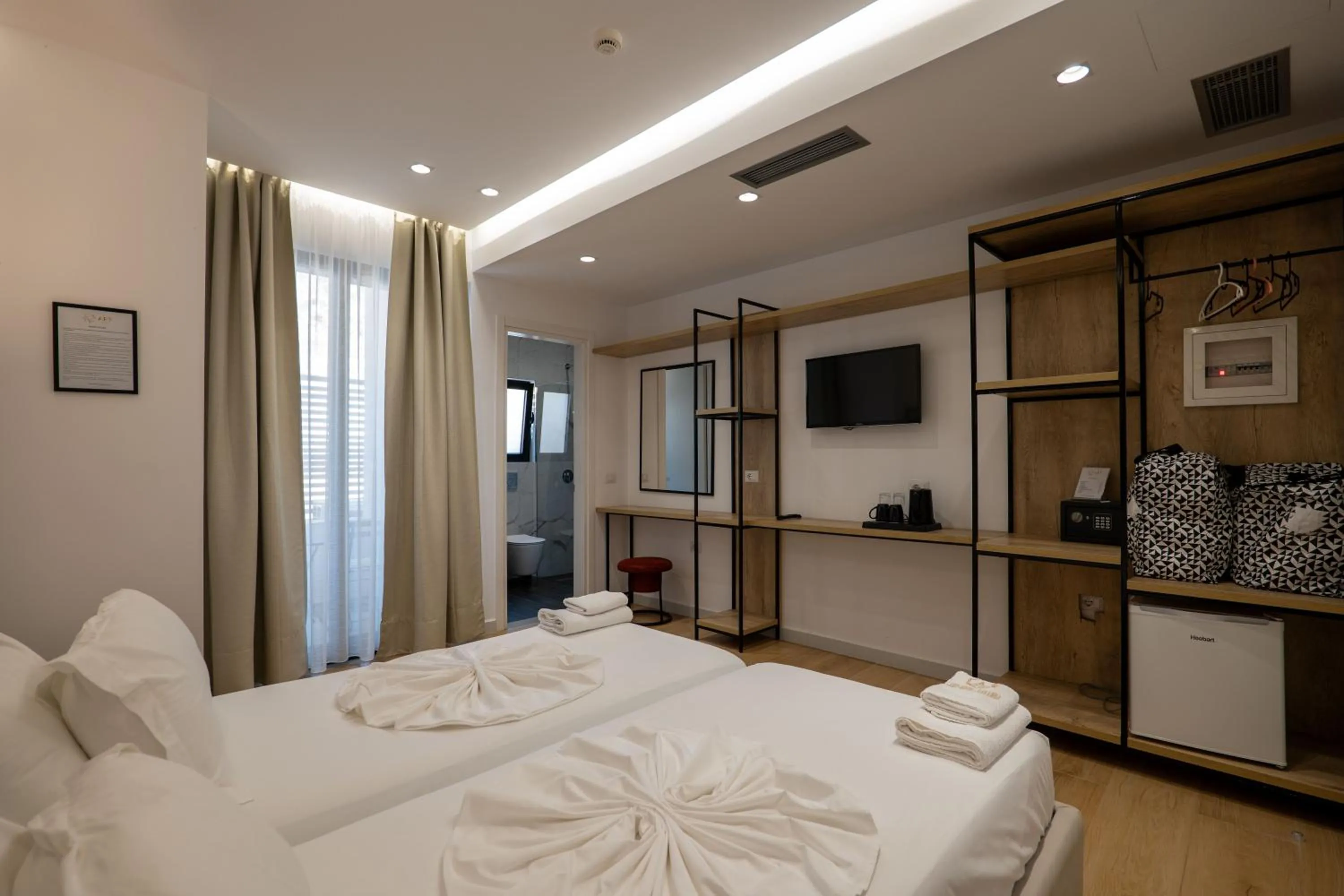 Bed in Art Hotel