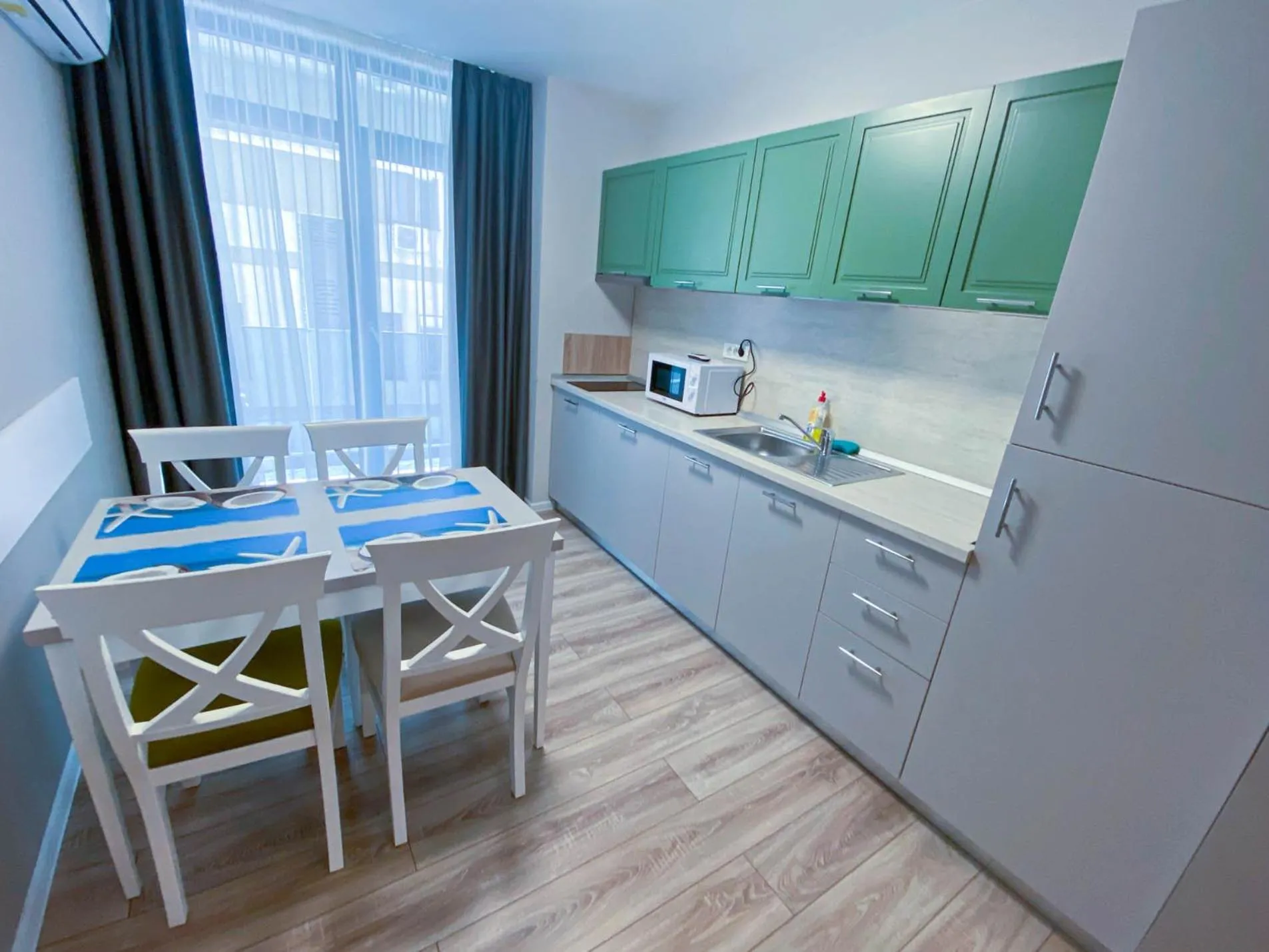 Kitchen or kitchenette in Aparthotel Nevada - Apartamente